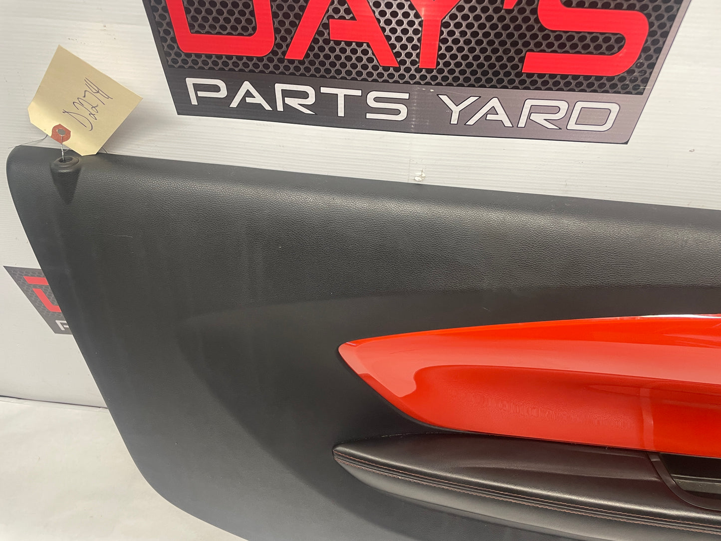 2010 Chevy Camaro SS LH Driver Orange Interior Door Panel Trim Molding OEM - Day's Parts Yard