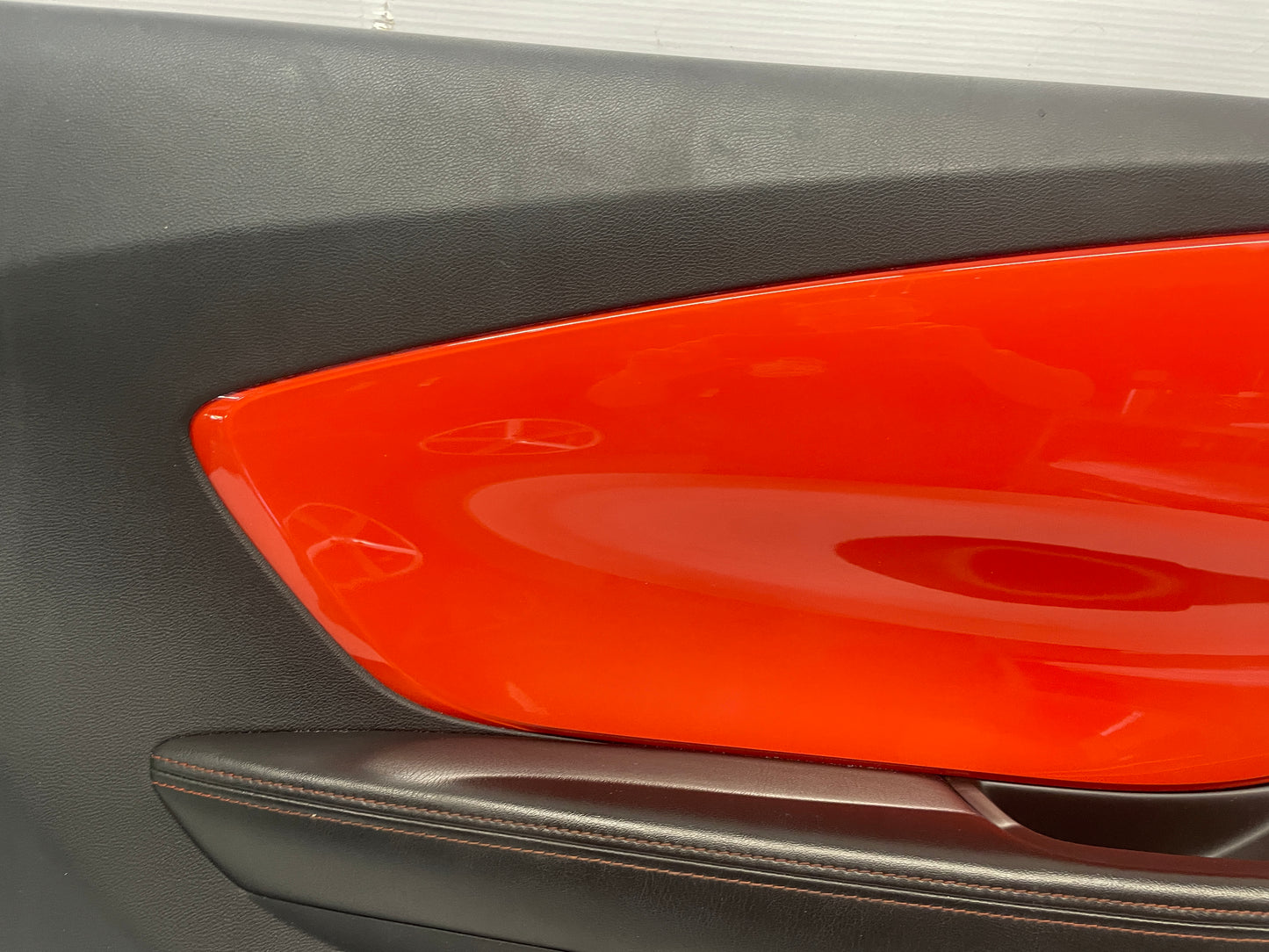 2010 Chevy Camaro SS LH Driver Orange Interior Door Panel Trim Molding OEM - Day's Parts Yard