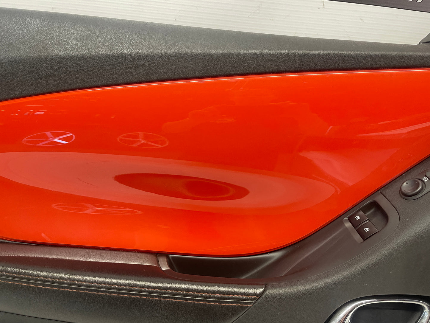 2010 Chevy Camaro SS LH Driver Orange Interior Door Panel Trim Molding OEM - Day's Parts Yard