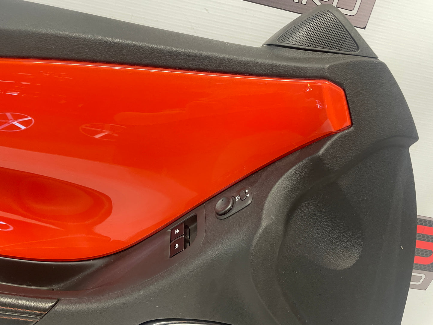 2010 Chevy Camaro SS LH Driver Orange Interior Door Panel Trim Molding OEM - Day's Parts Yard