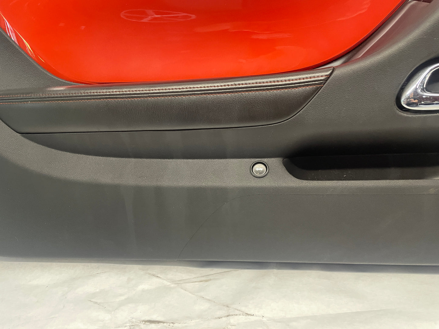 2010 Chevy Camaro SS LH Driver Orange Interior Door Panel Trim Molding OEM - Day's Parts Yard
