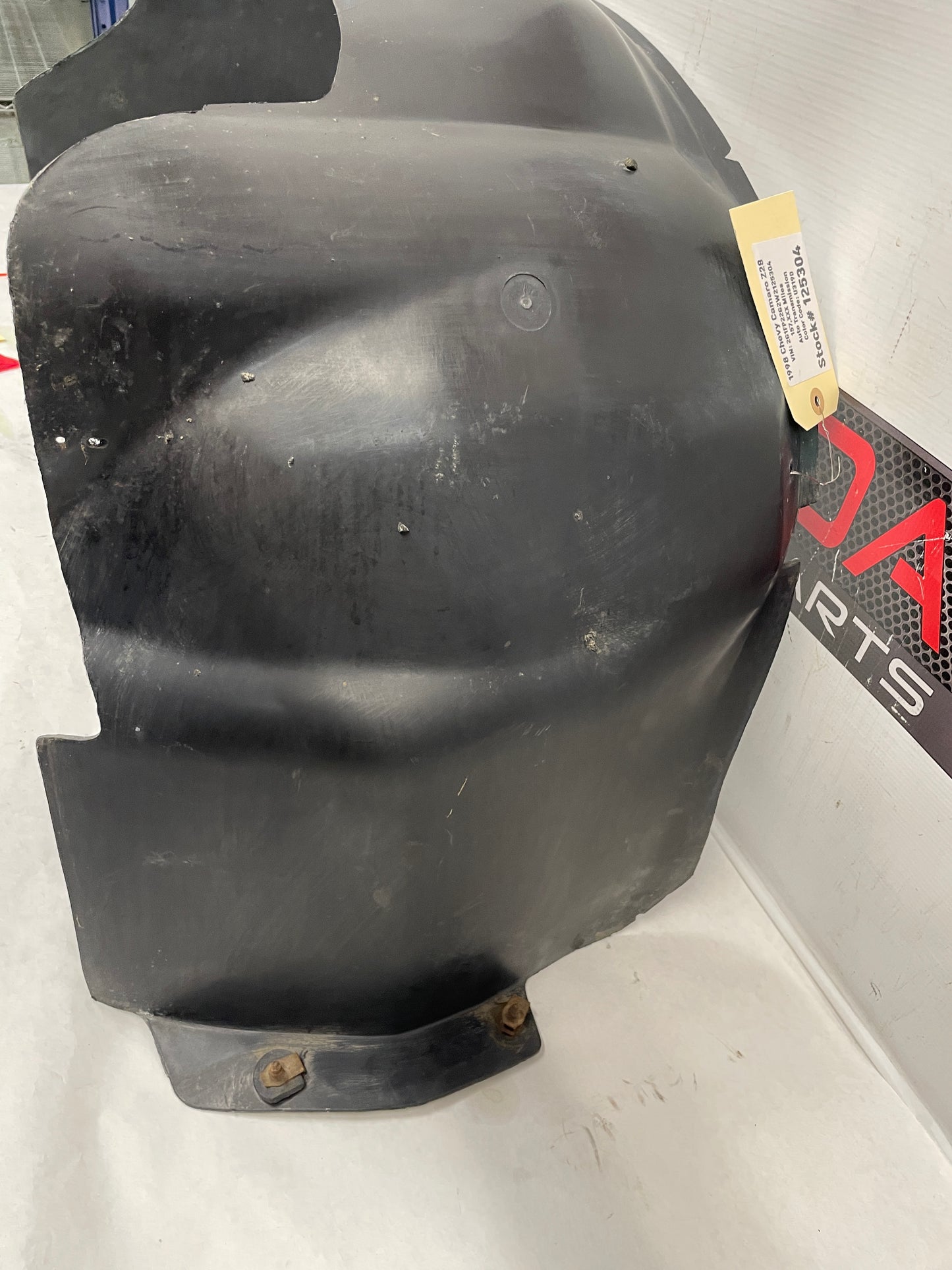1998 Chevy Camaro Z28 LH Driver Front Fender Wheel House Well Liner OEM - Day's Parts Yard