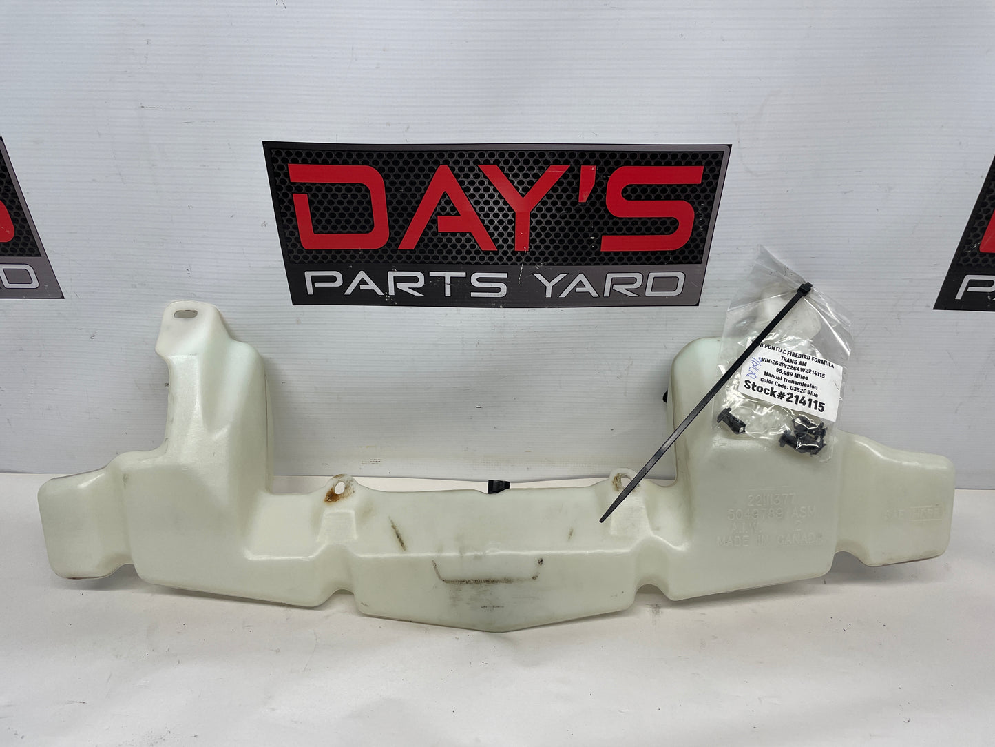 1998 Pontiac Firebird Formula Washer Fluid Reservoir Bottle - Day's Parts Yard