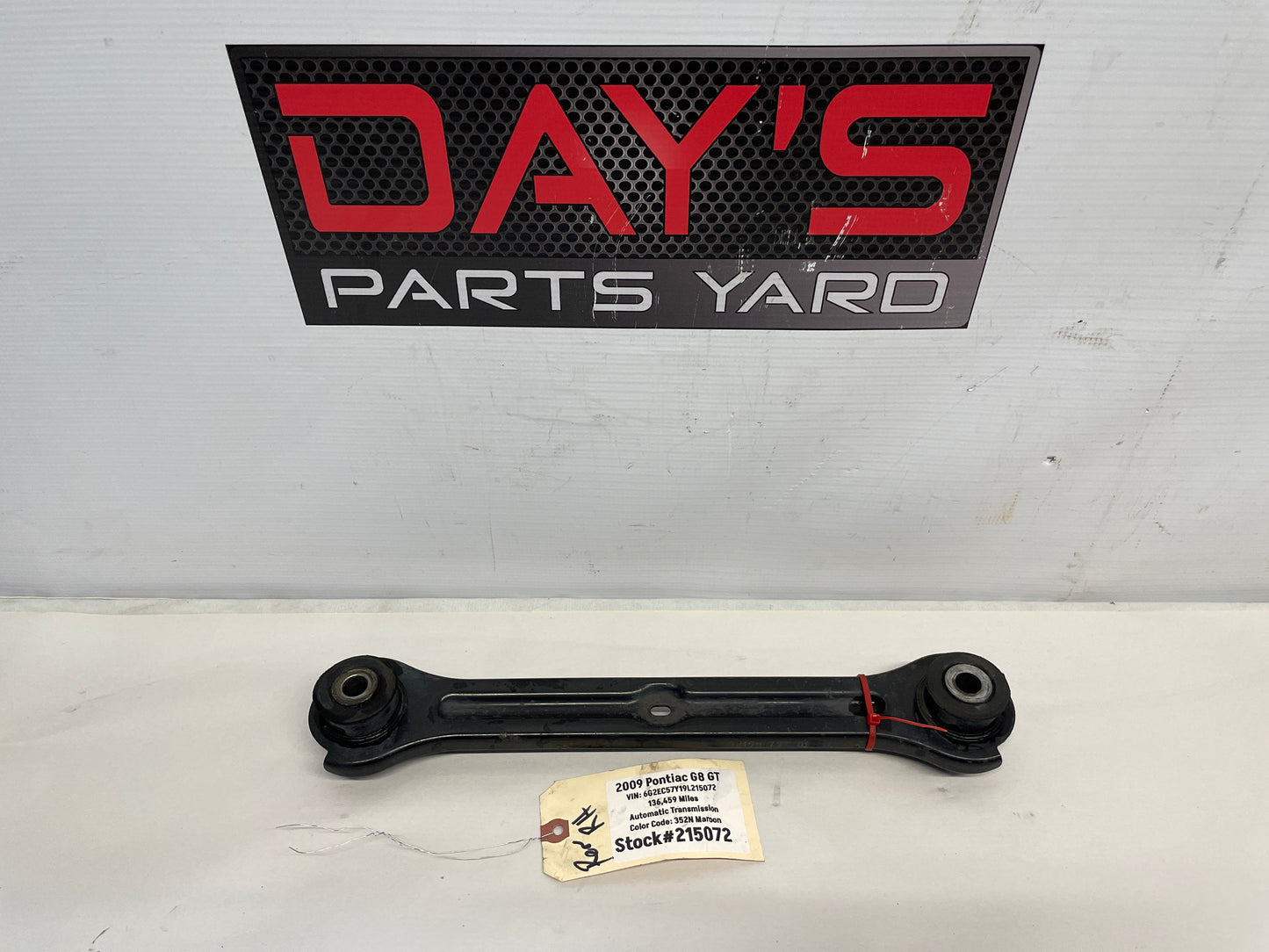 2009 Pontiac G8 GT RH Passenger Rear Suspension Control Trailing Arm Link OEM - Day's Parts Yard