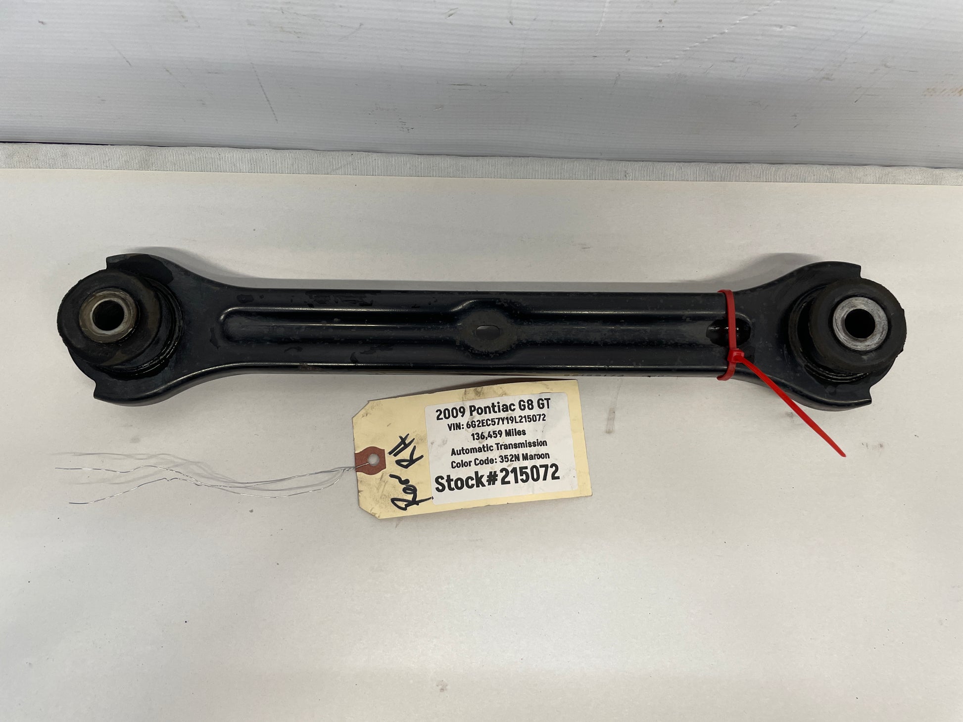 2009 Pontiac G8 GT RH Passenger Rear Suspension Control Trailing Arm Link OEM - Day's Parts Yard