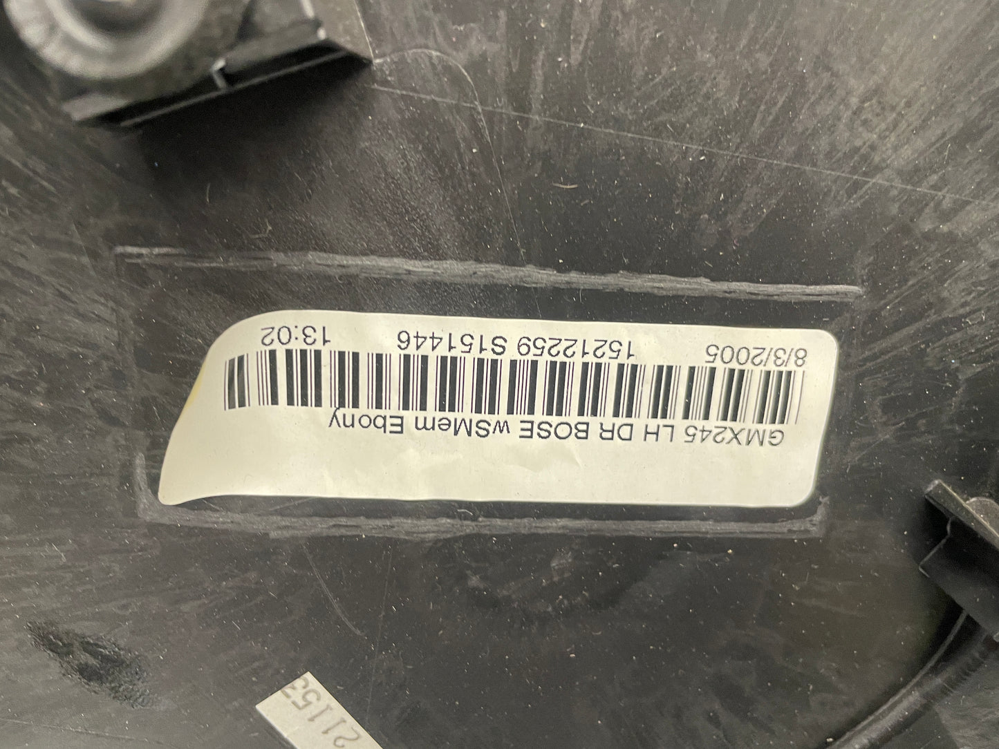 2005 Chevy C6 Corvette LH Driver Front Interior Door Panel Trim OEM - Day's Parts Yard