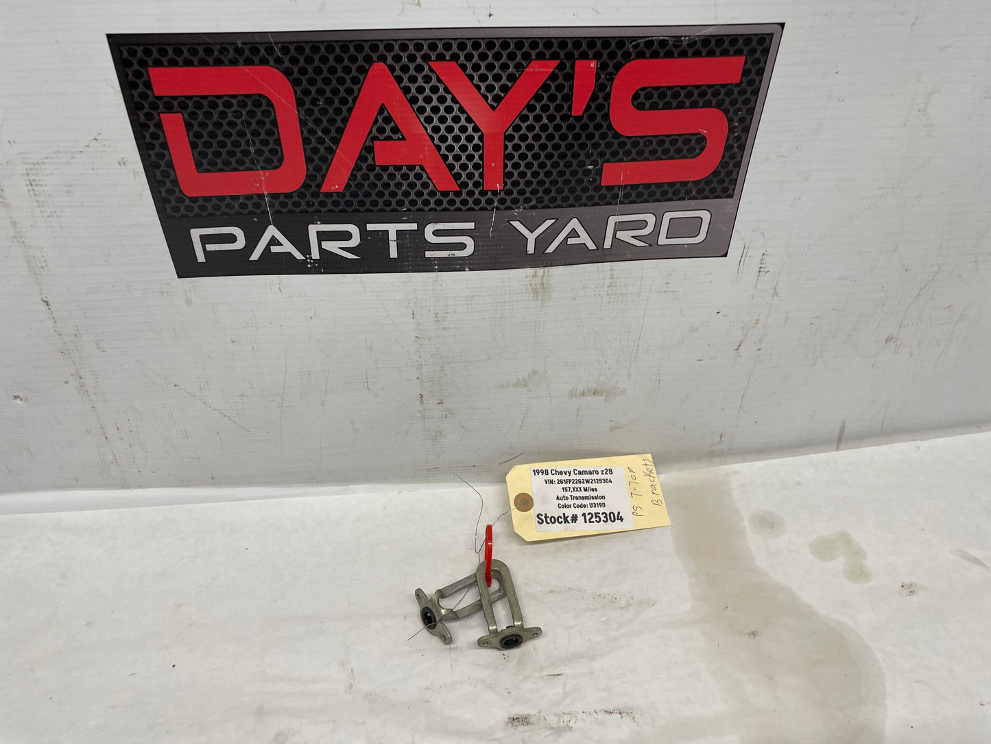 1998 Chevy Camaro Z28 RH Passenger T-Top Bracket Retainers OEM - Day's Parts Yard