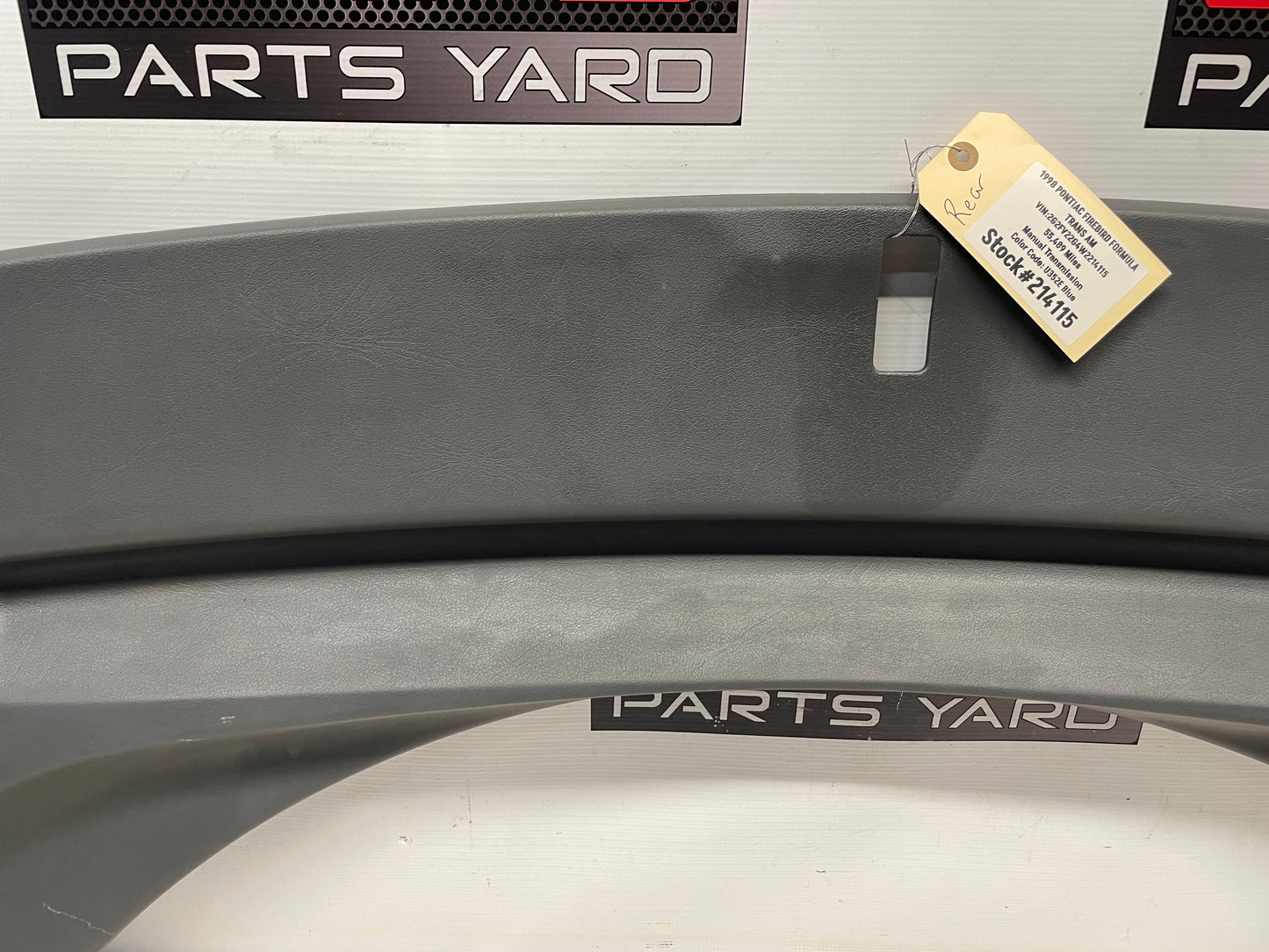 1998 Pontiac Firebird Formula Hatch Trunk Latch Cover Trim Panel OEM - Day's Parts Yard