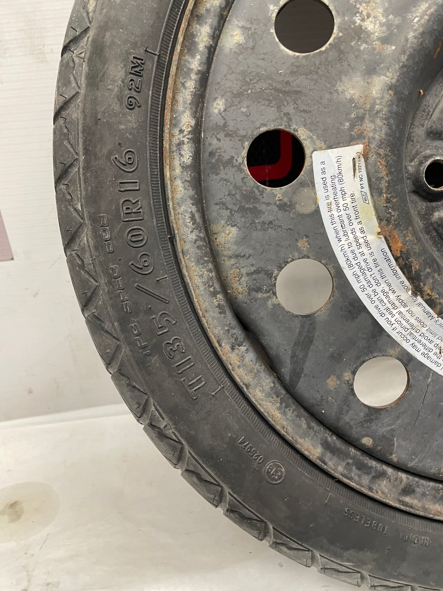 1998 Chevy Camaro Z28 Compact Spare Wheel & Tire OEM - Day's Parts Yard