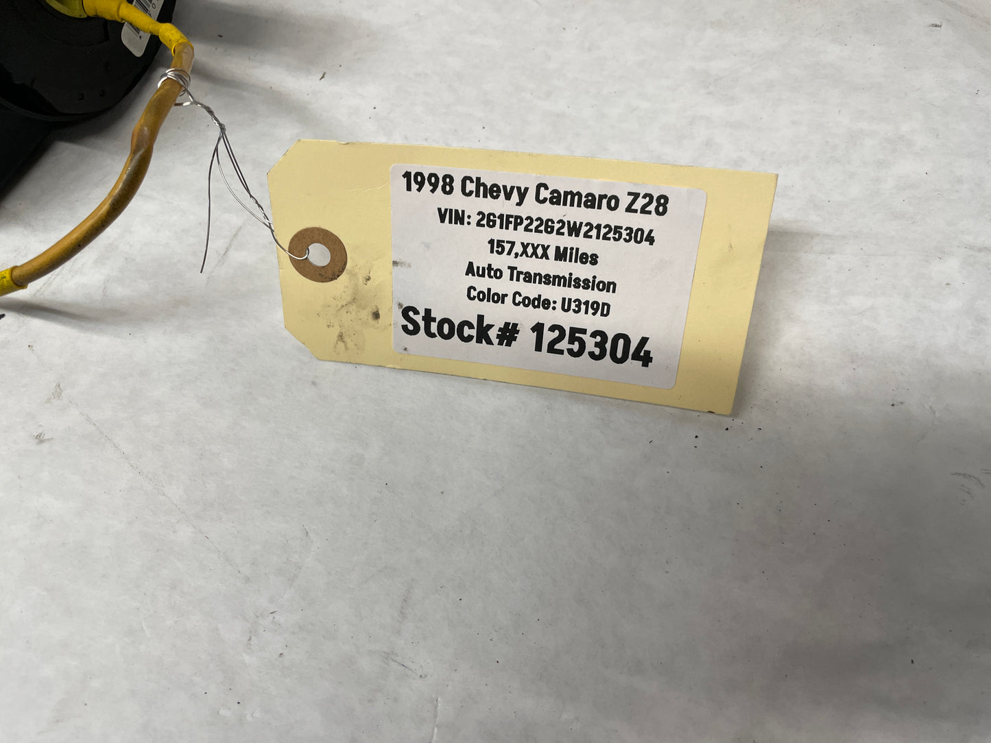 1998 Chevy Camaro Z28 Steering Column w/ Key OEM - Day's Parts Yard