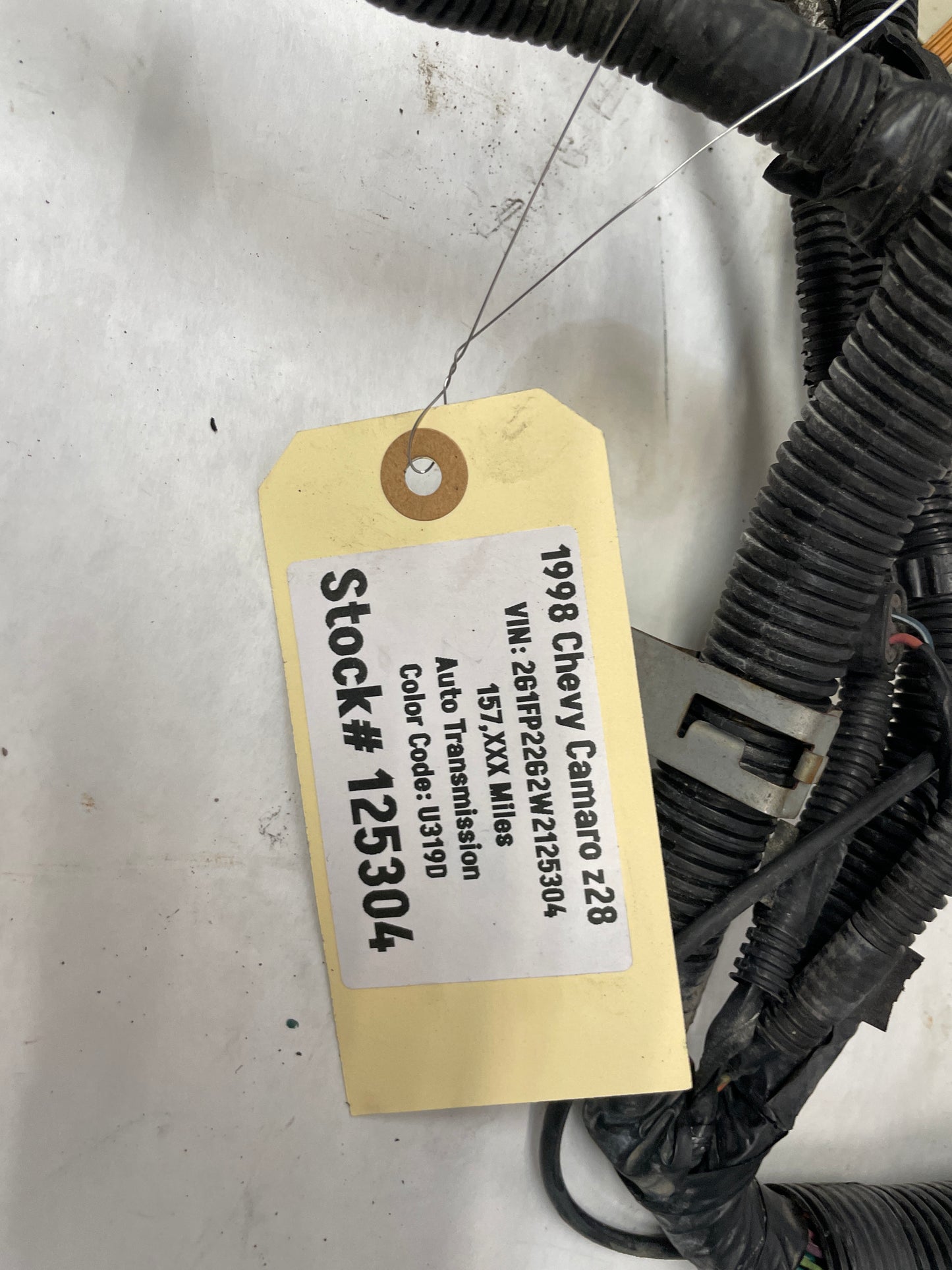 1998 Chevy Camaro Z28 Engine Motor Auto Transmission Wire Wiring Harness OEM - Day's Parts Yard