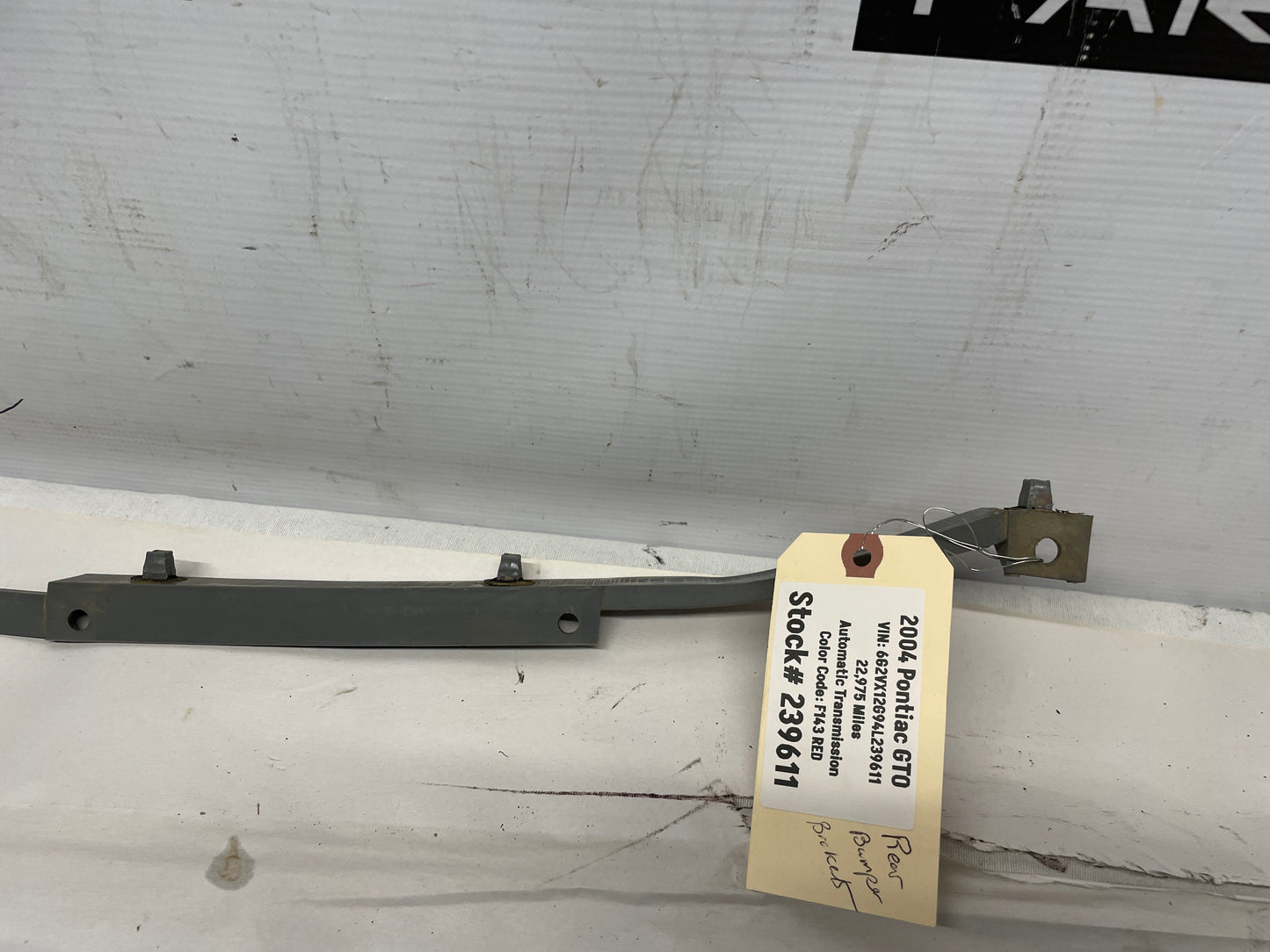 2004 Pontiac GTO Rear Bumper Bracket Guide Set OEM - Day's Parts Yard