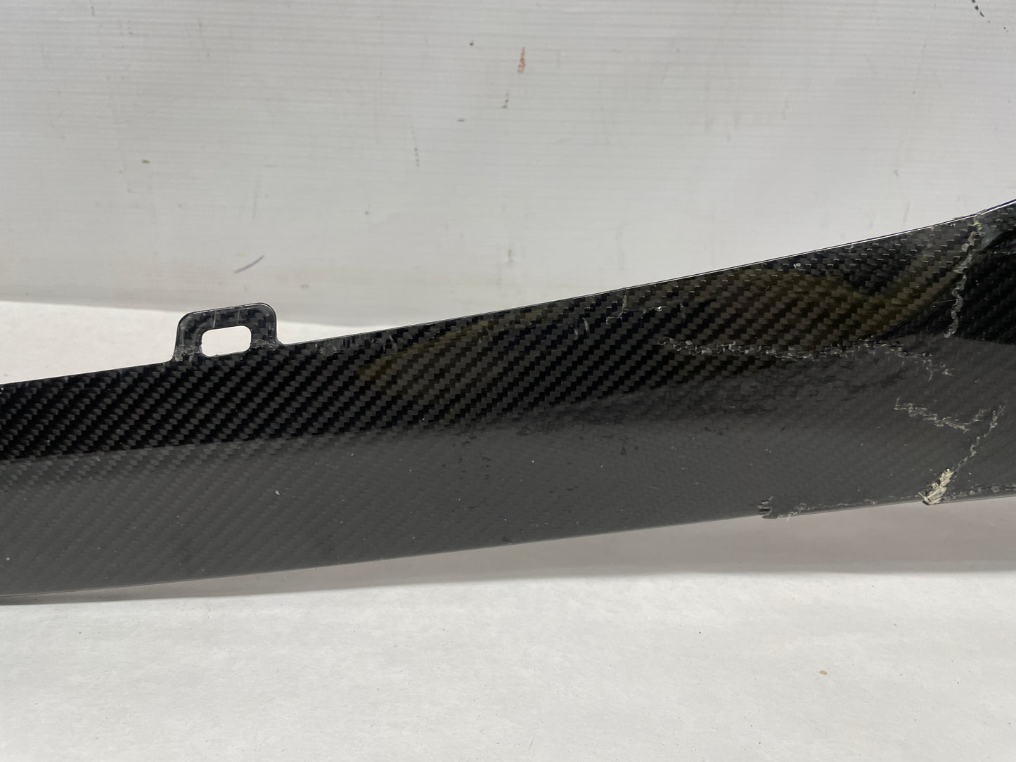 2016 Cadillac ATS-V Front Bumper End Carbon Spoiler Splitter Lip OEM DAMAGED - Day's Parts Yard