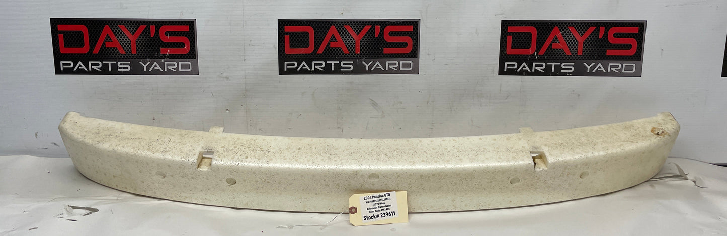 2004 Pontiac GTO Rear Bumper Foam Impact Bar Absorber OEM - Day's Parts Yard