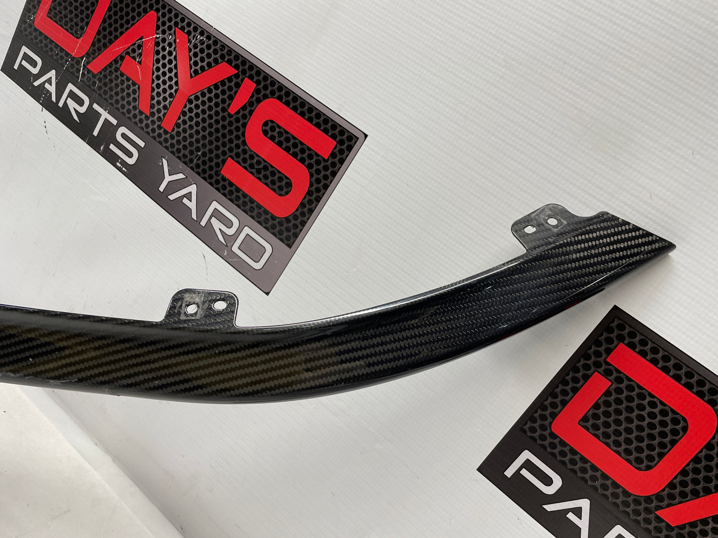 2016 Cadillac ATS-V Front Bumper End Carbon Spoiler Splitter Lip OEM DAMAGED - Day's Parts Yard