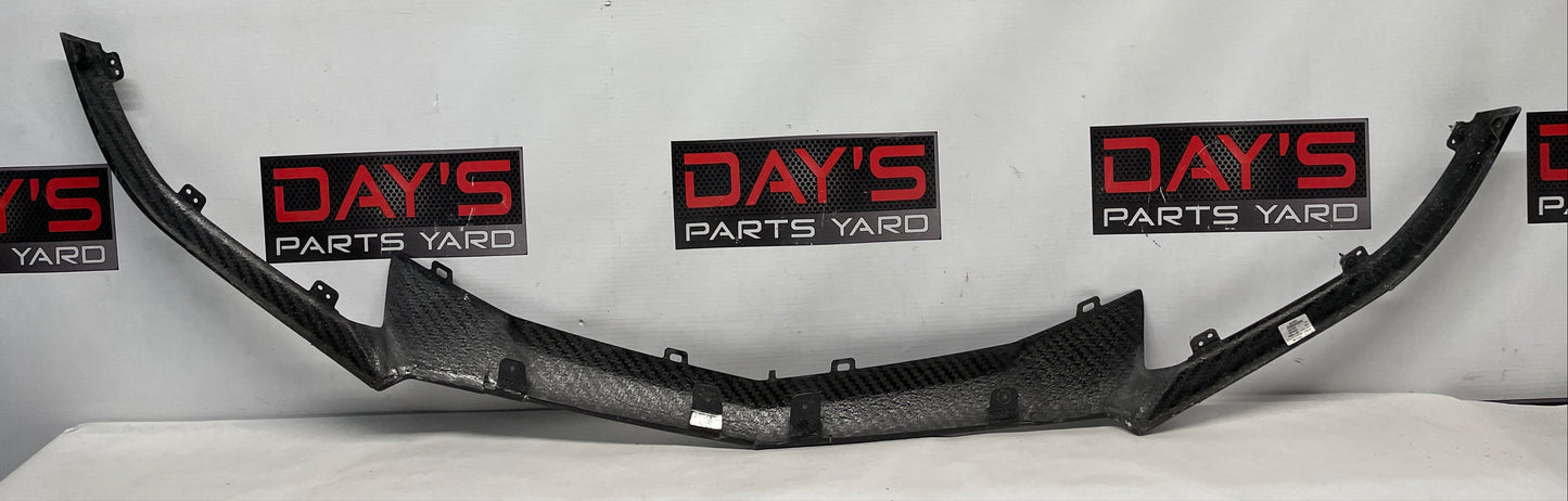 2016 Cadillac ATS-V Front Bumper End Carbon Spoiler Splitter Lip OEM DAMAGED - Day's Parts Yard