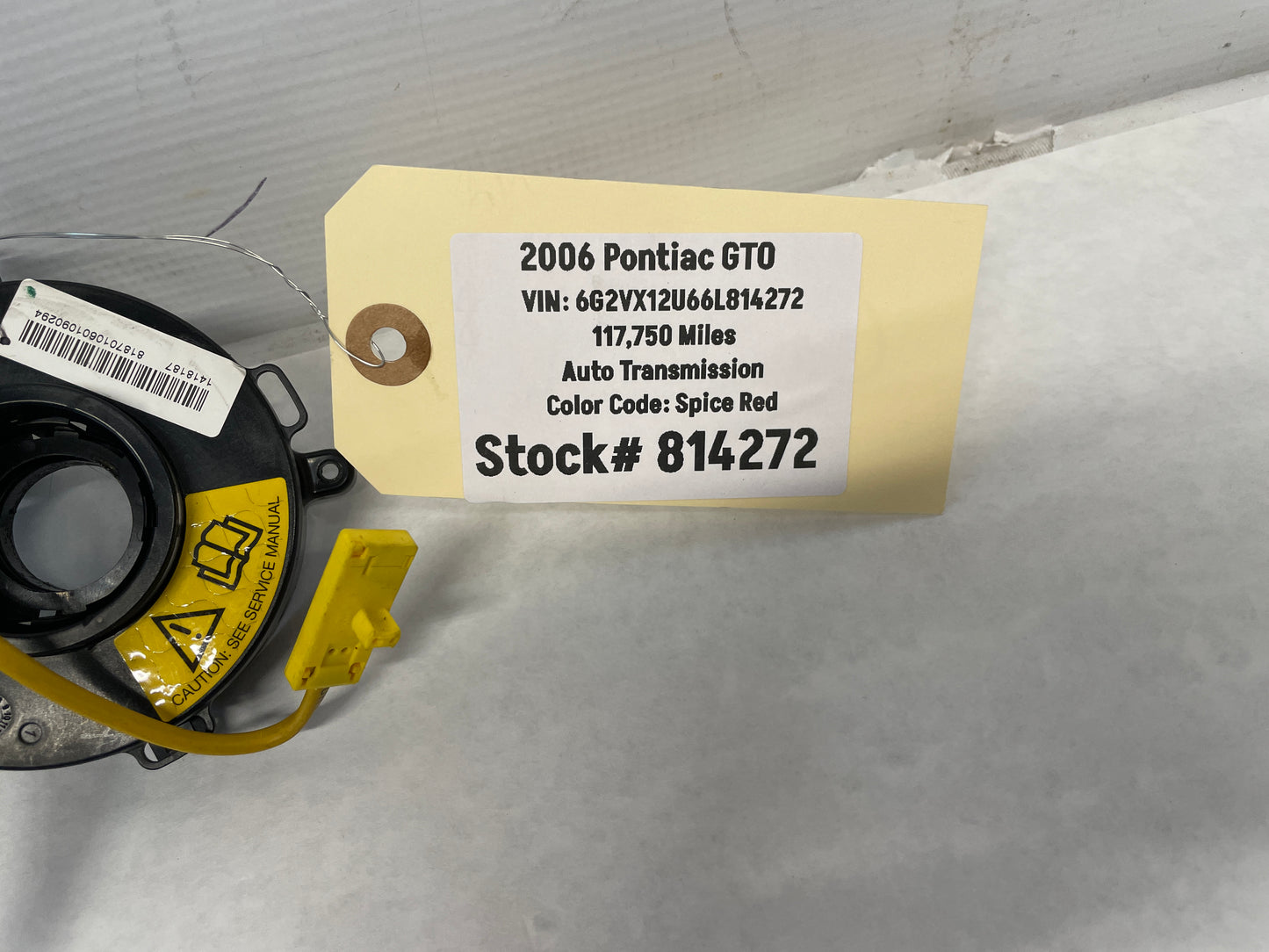 2006 Pontiac GTO Steering Wheel Clock Spring Coil OEM - Day's Parts Yard