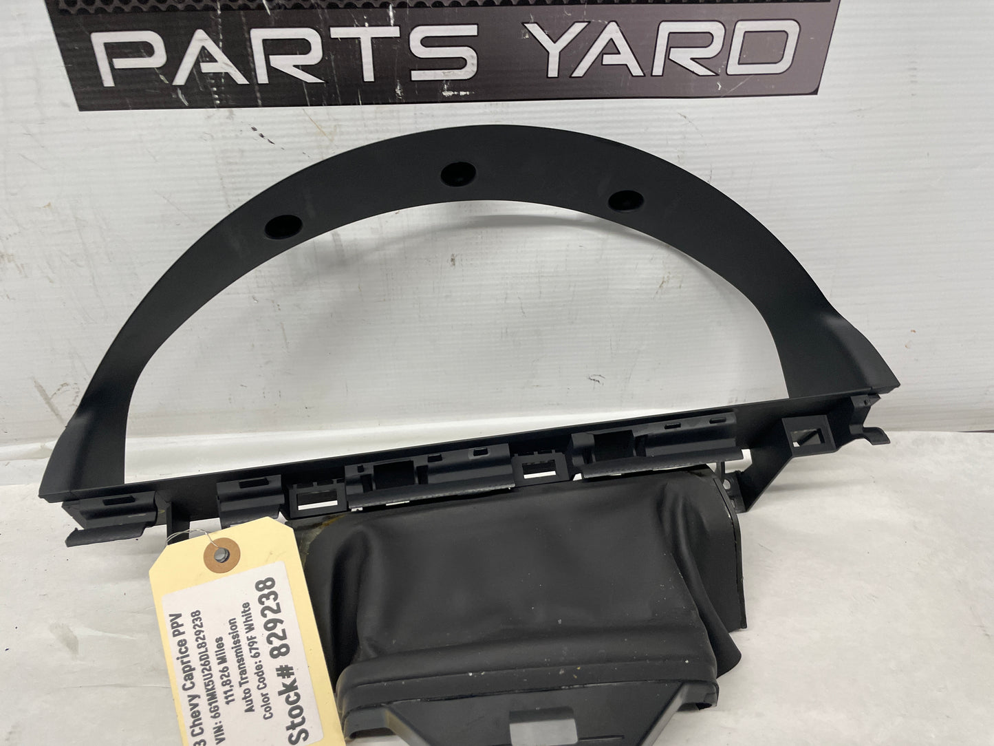 2013 Chevy Caprice Speedometer Gauge Cluster Bezel Trim Panel Plate OEM - Day's Parts Yard