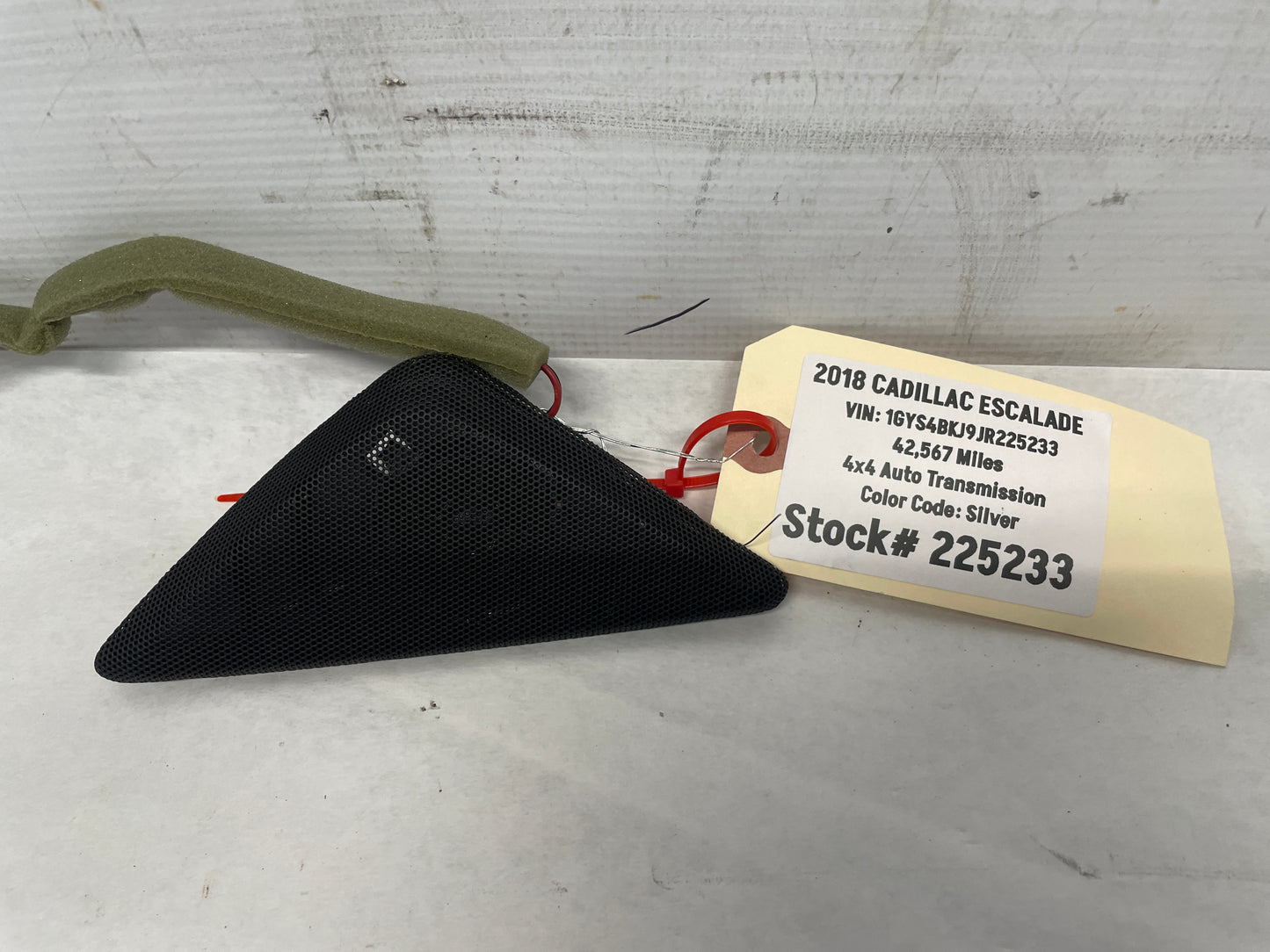 2018 Cadillac Escalade RH Passenger Front Door Panel Tweeter Speaker OEM - Day's Parts Yard