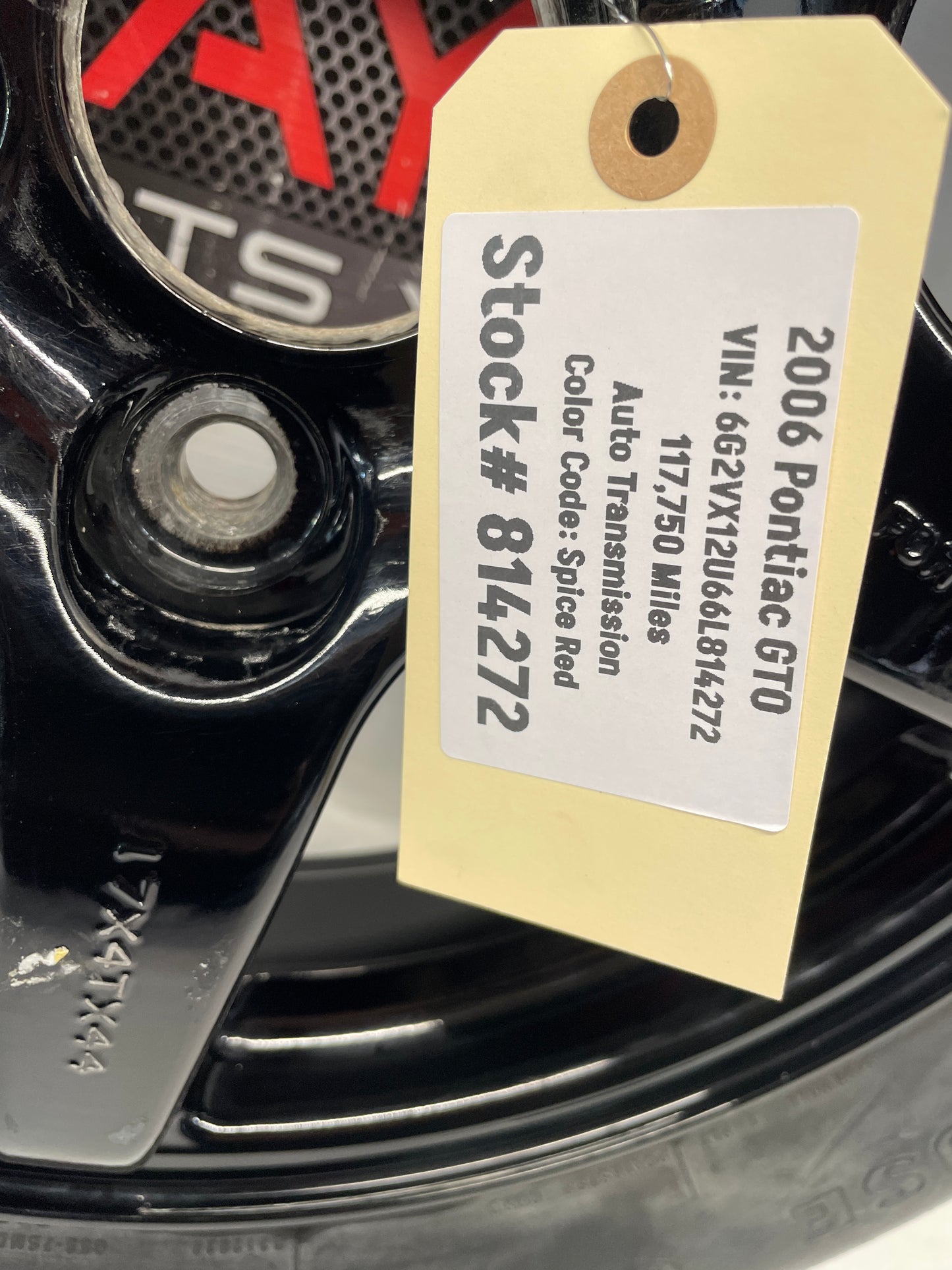 2006 Pontiac GTO Compact Spare Wheel & Tire OEM - Day's Parts Yard