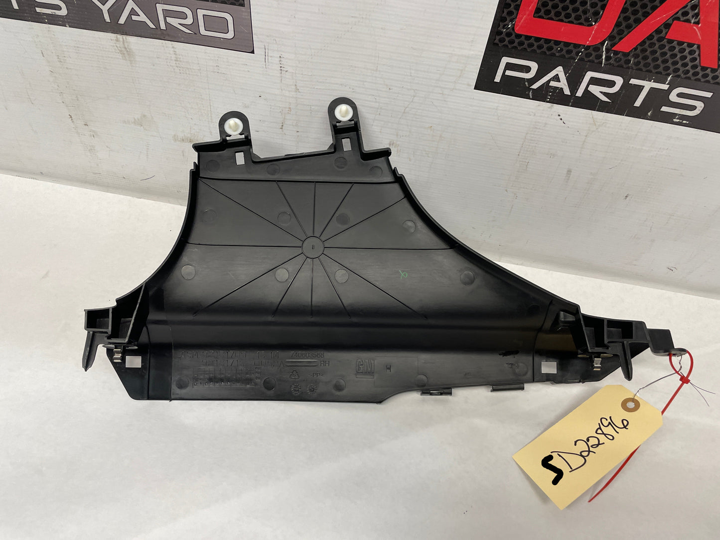 2013 Chevy Caprice PPV RH Passenger Lower B Pillar Carpet Retainer Trim Panel OEM - Day's Parts Yard