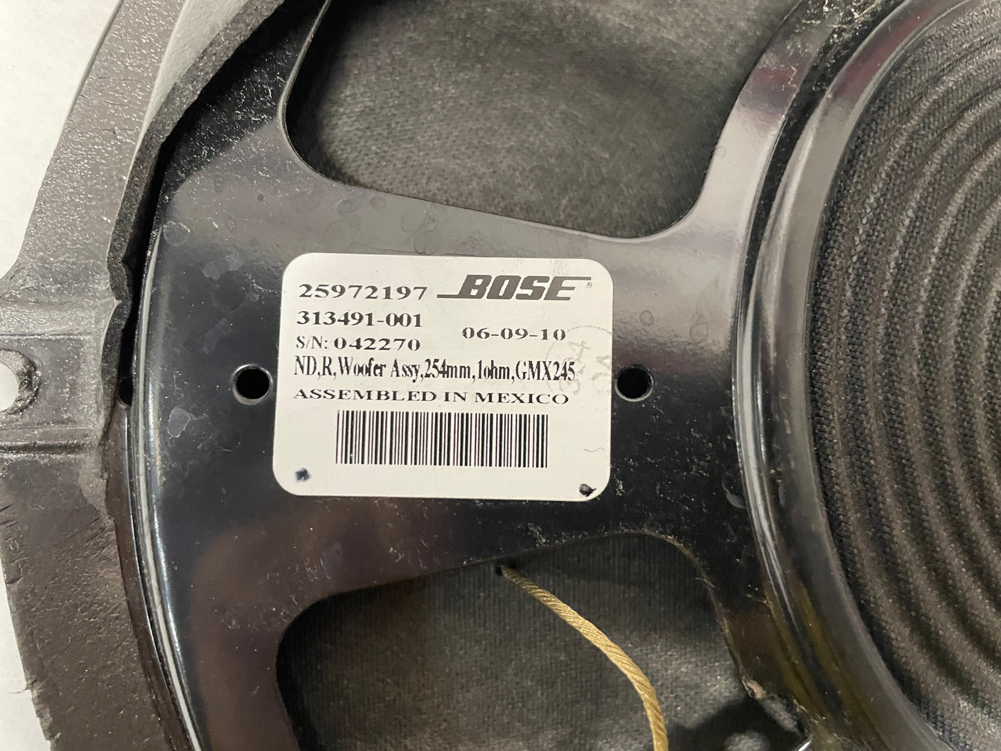 2011 Chevy C6 Corvette Grand Sport RH & LH Front Door Bose Speakers OEM