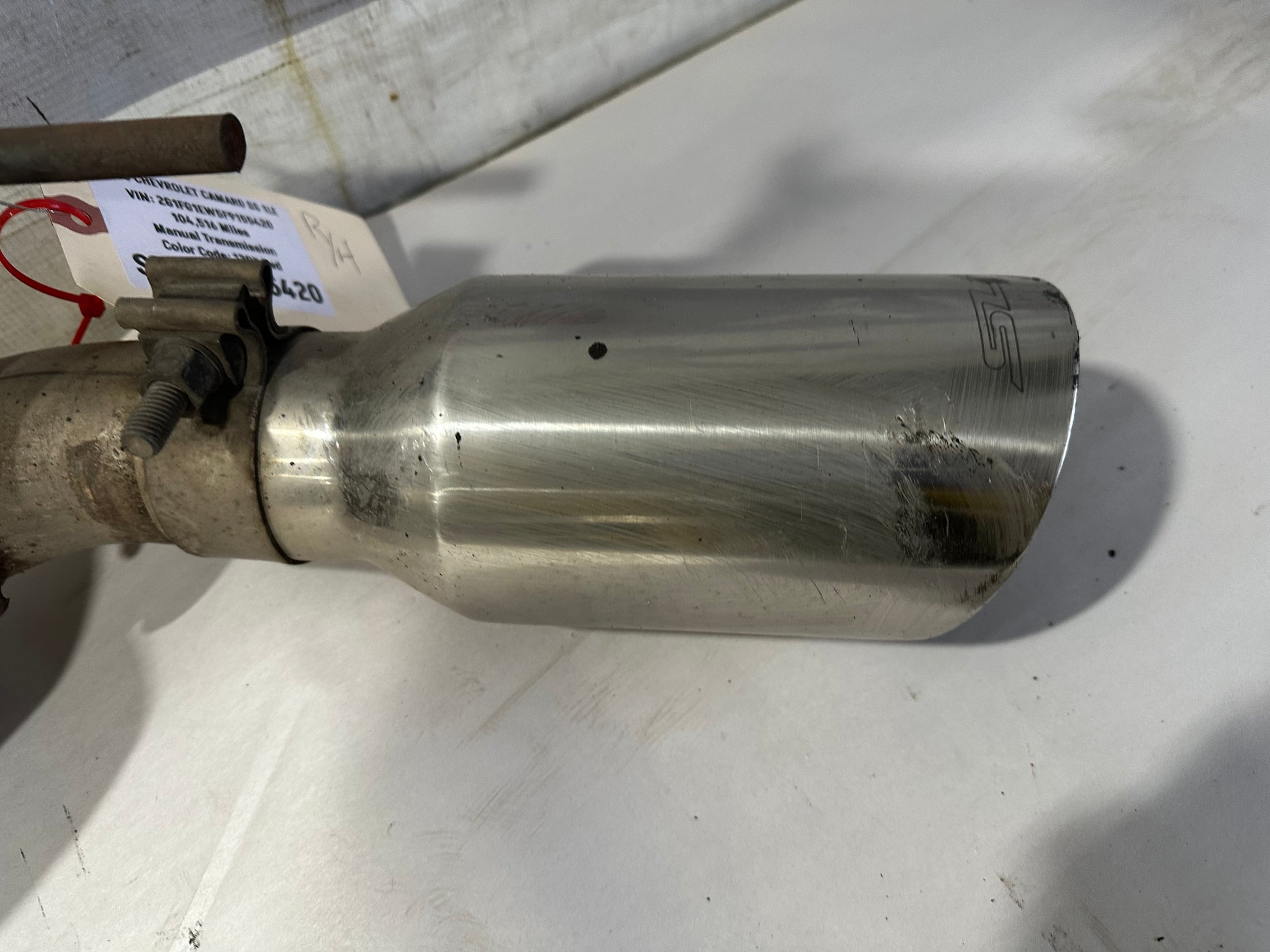 2015 Chevy Camaro SS 1LE RH Passenger SLP Axle Back Muffler and Tip - Day's Parts Yard