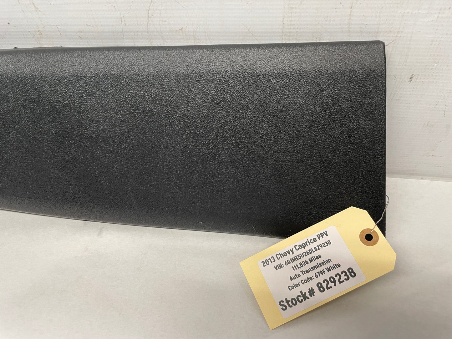 2013 Chevy Caprice PPV RH Passenger Lower Interior B Pillar Trim Molding Cover Panel OEM - Day's Parts Yard