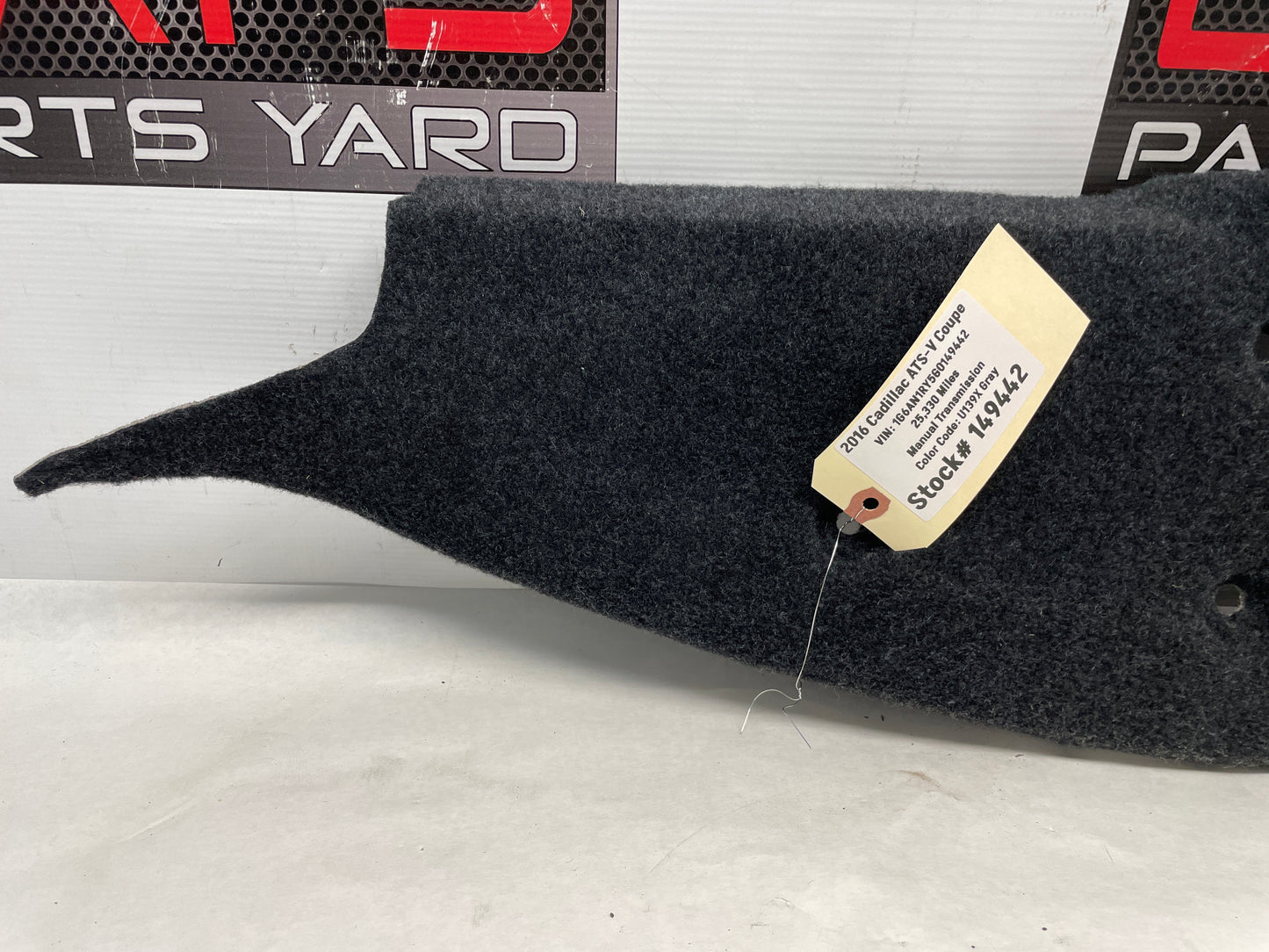 2016 Cadillac ATS-V Coupe Rear Compartment Window Body Lower Trim OEM - Day's Parts Yard
