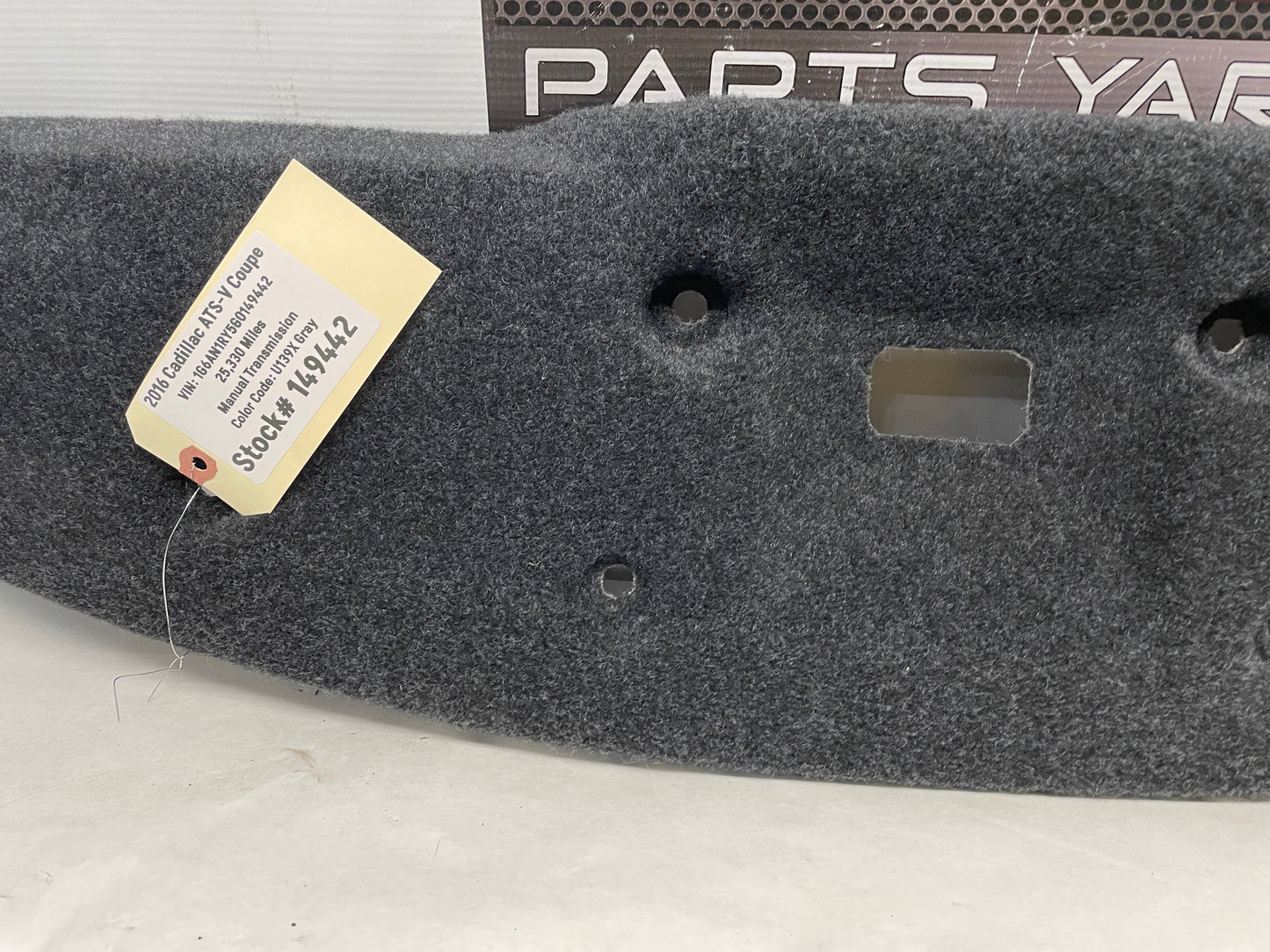 2016 Cadillac ATS-V Coupe Rear Compartment Window Body Lower Trim OEM - Day's Parts Yard
