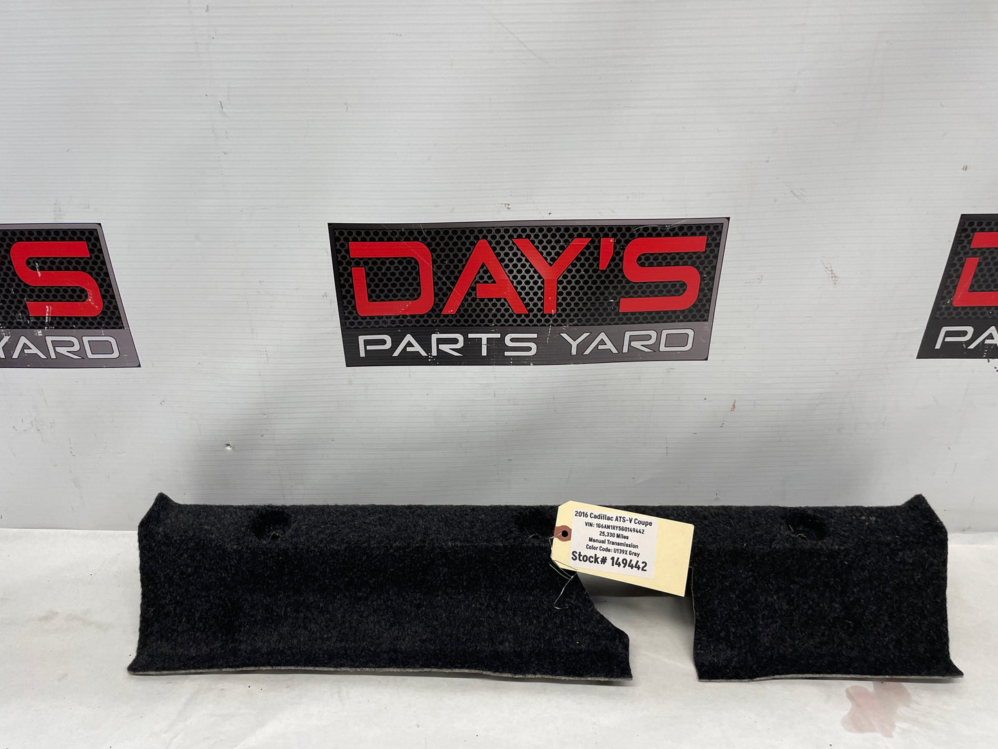 2016 Cadillac ATS-V Coupe Trunk Cargo Compartment Panel Trim - Day's Parts Yard