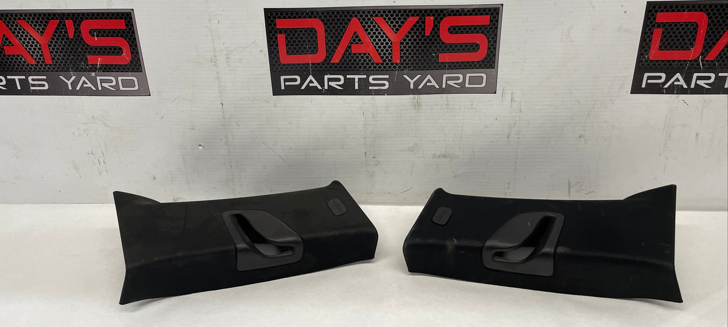 2011 Cadillac CTS-V Coupe RH & LH Interior B Pillar Upper Trim Panel Black OEM - Day's Parts Yard