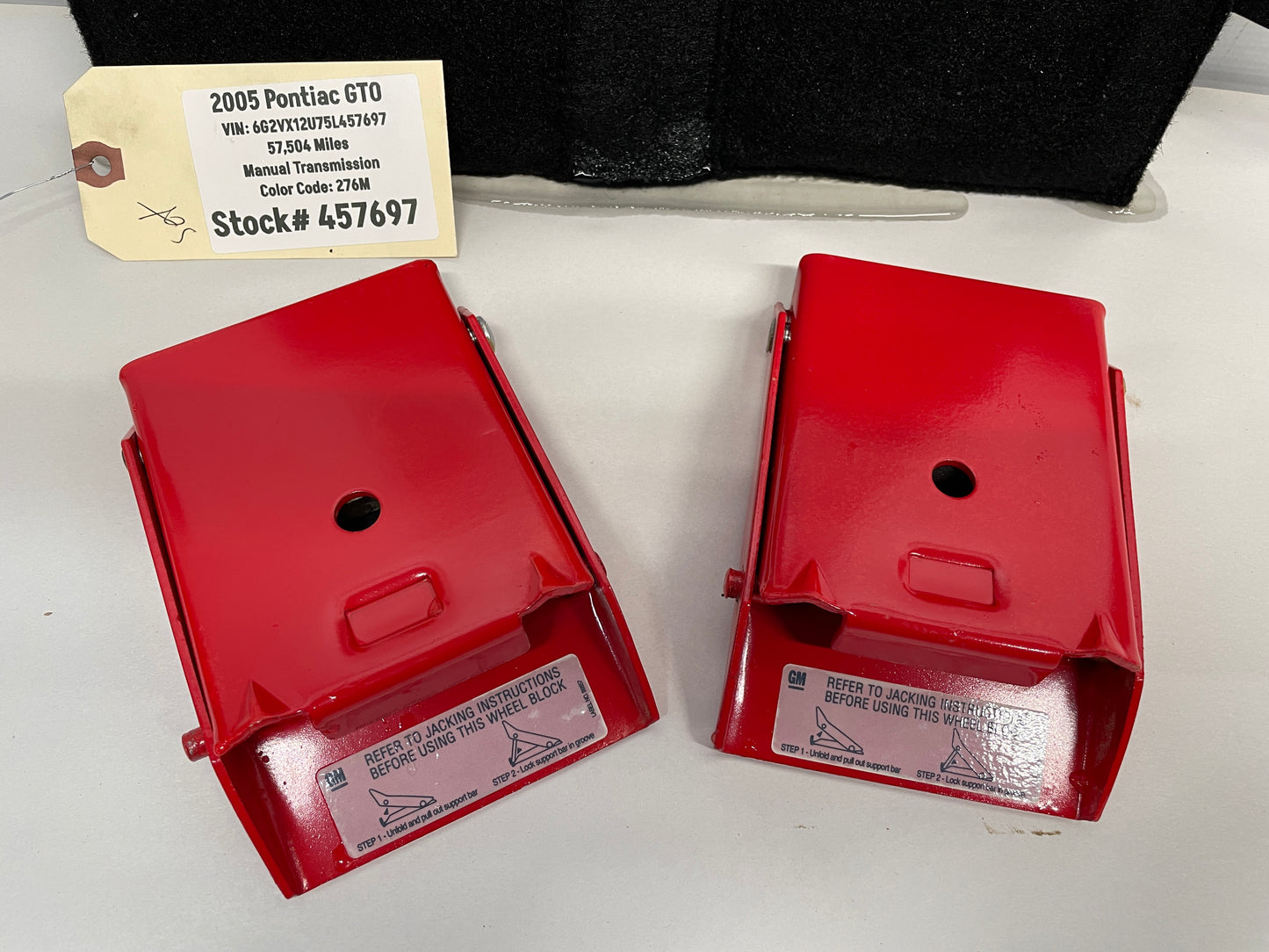2004 Pontiac GTO Factory OEM Wheel Chalks - Day's Parts Yard