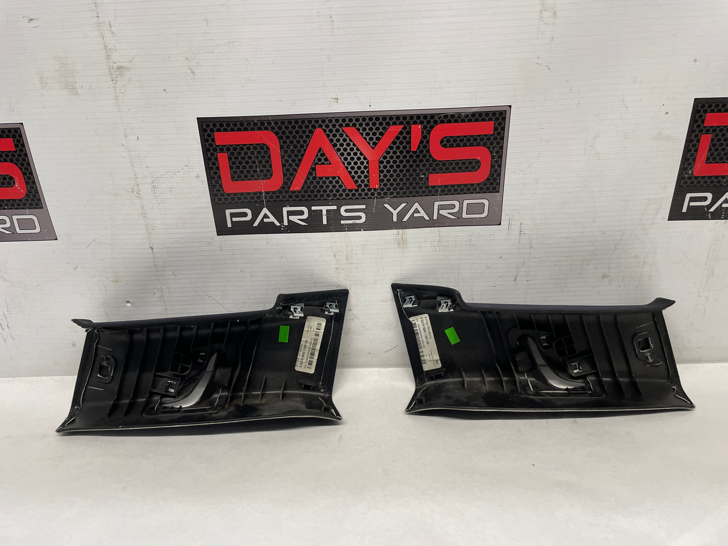 2011 Cadillac CTS-V Coupe RH & LH Interior B Pillar Upper Trim Panel Black OEM - Day's Parts Yard