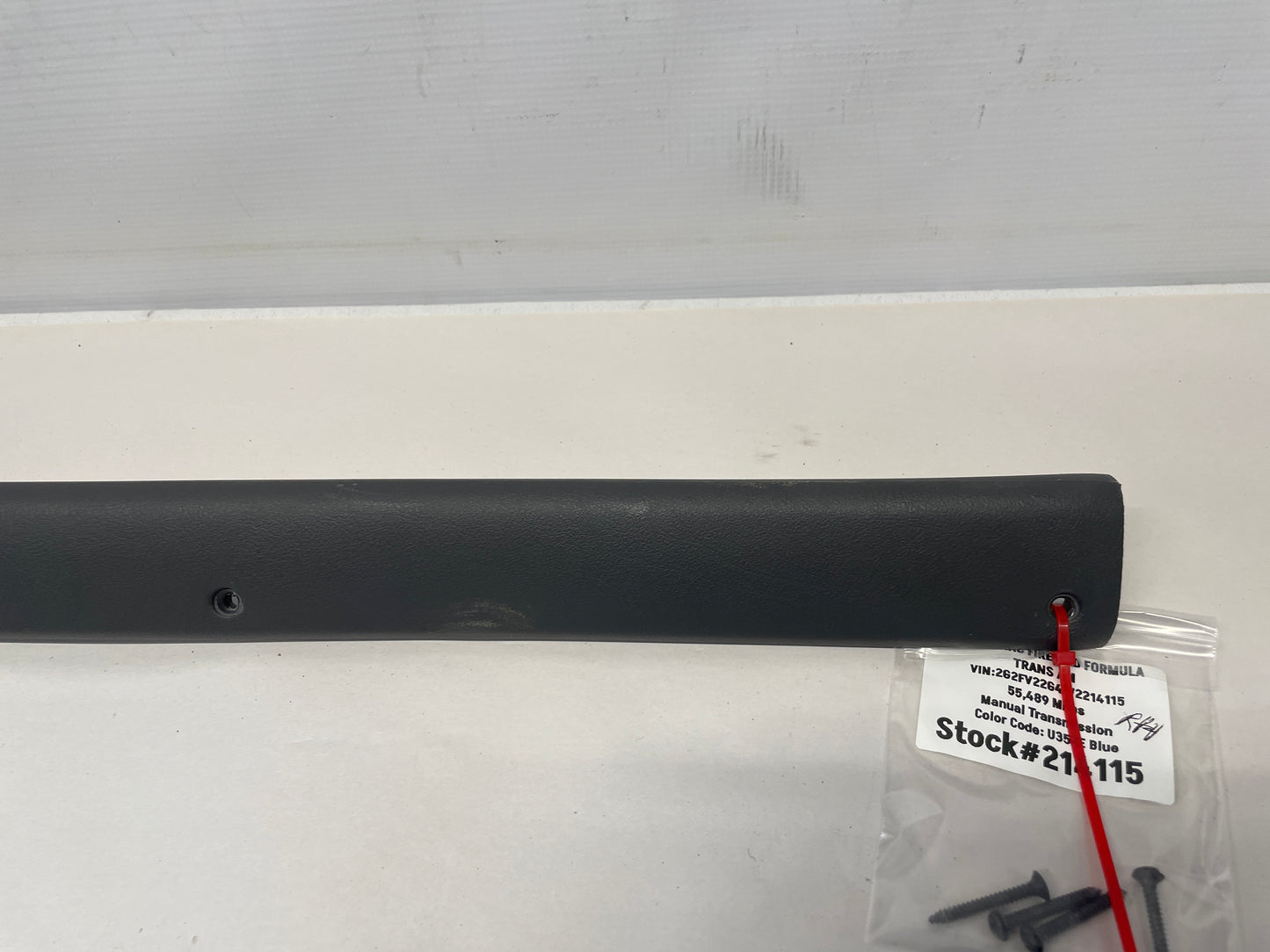 1998 Pontiac Firebird Formula Trans Am RH Passenger Lower Kick Panel OEM - Day's Parts Yard