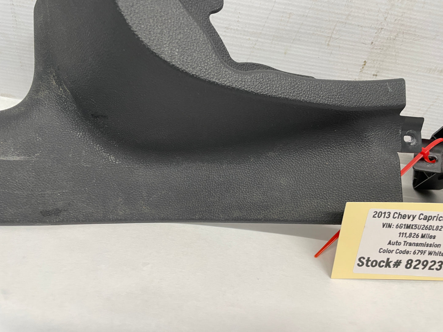 2013 Chevy Caprice PPV RH & LH Rear Door Carpet Retainer Sill Trim Panel Molding OEM - Day's Parts Yard