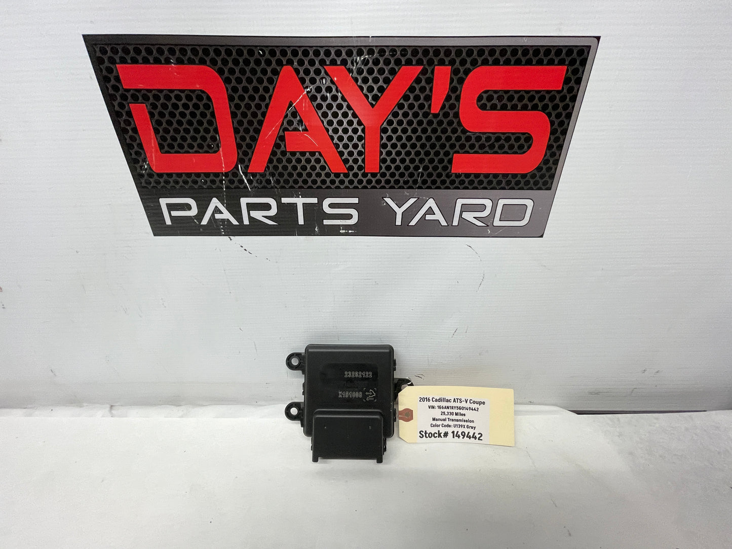 2016 Cadillac ATS-V Coupe Parking Assistance Control Module OEM - Day's Parts Yard
