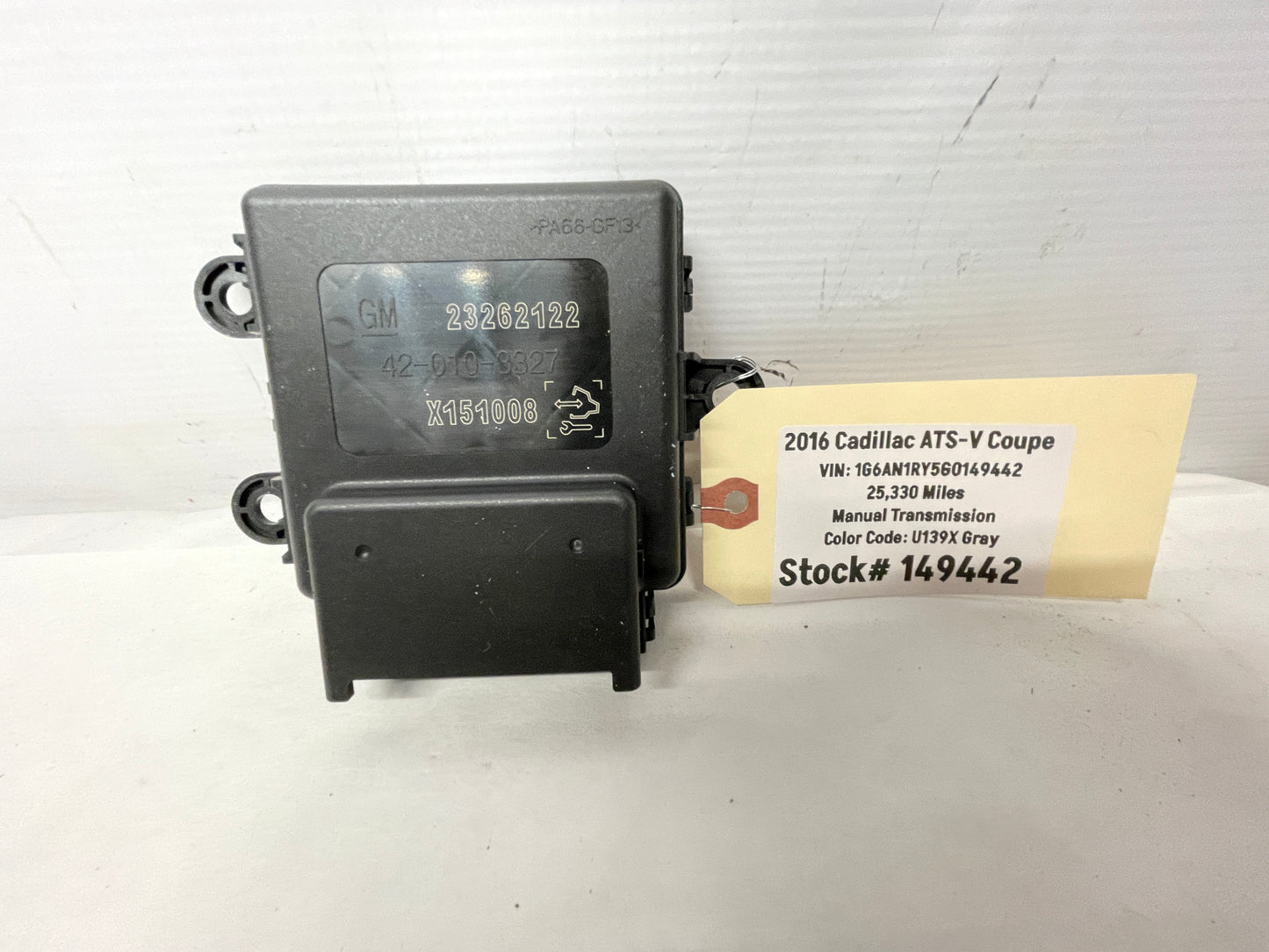 2016 Cadillac ATS-V Coupe Parking Assistance Control Module OEM - Day's Parts Yard