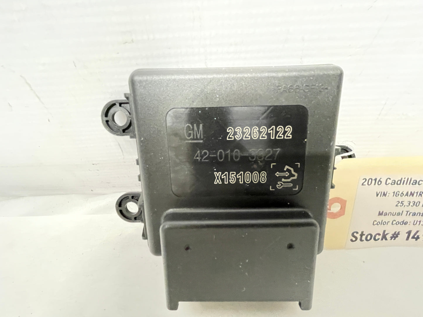 2016 Cadillac ATS-V Coupe Parking Assistance Control Module OEM - Day's Parts Yard