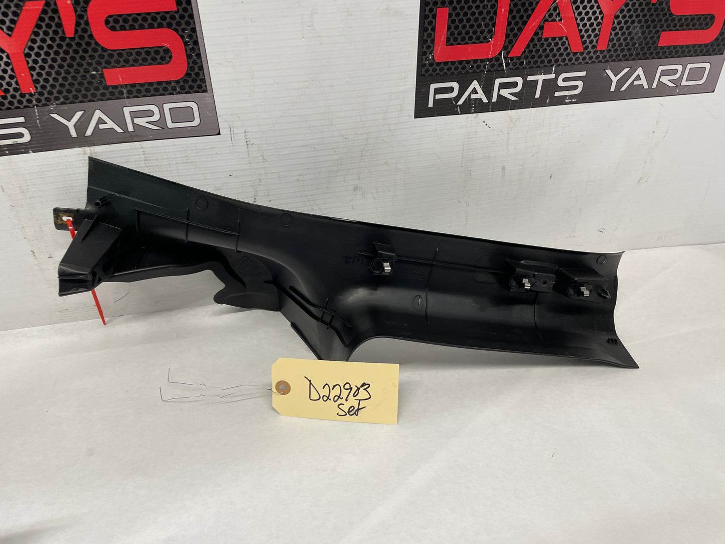 2013 Chevy Caprice PPV RH & LH Rear Door Carpet Retainer Sill Trim Panel Molding OEM - Day's Parts Yard