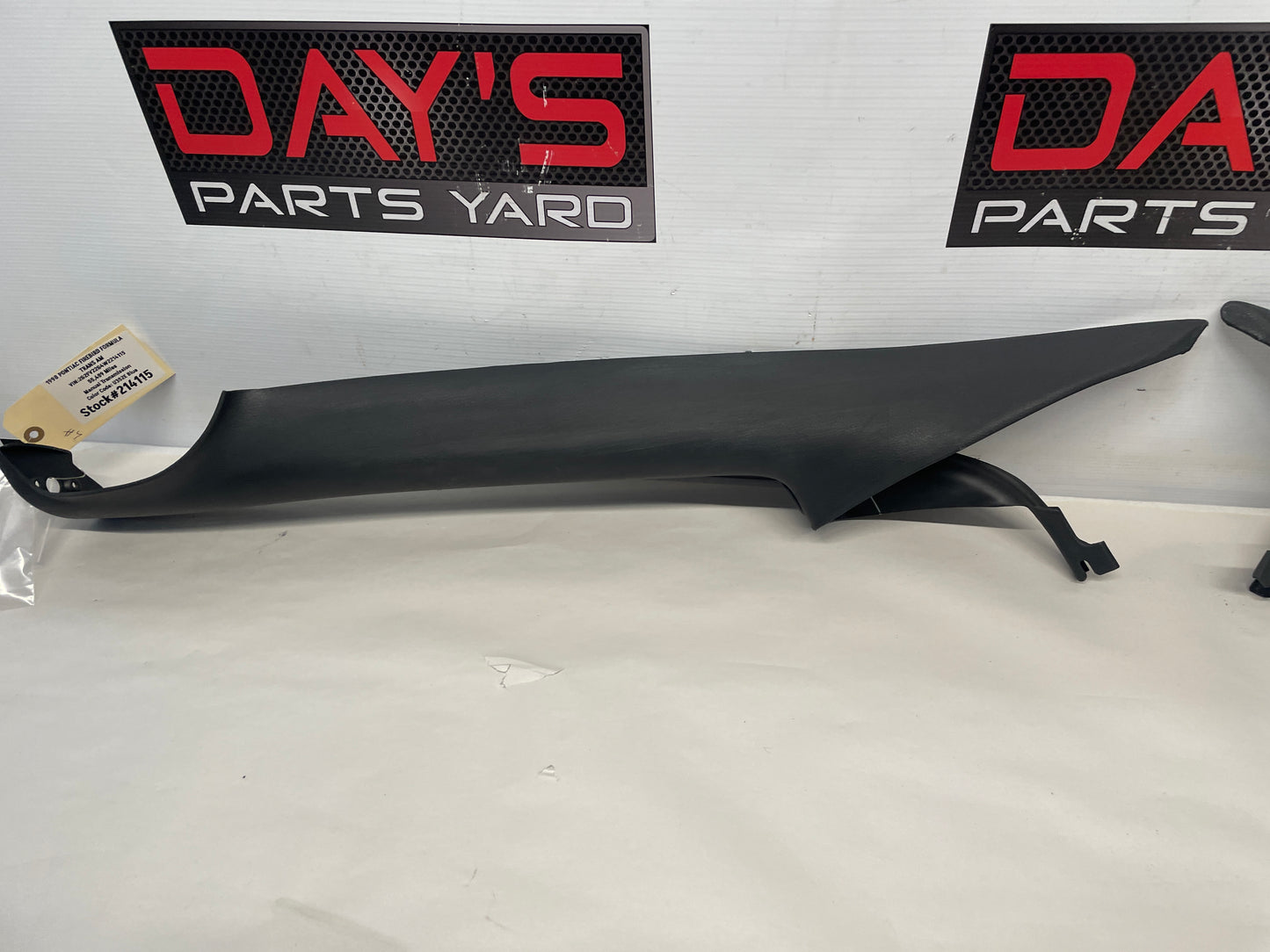 1998 Pontiac Firebird Formula RH & LH Interior A Pillar Trim OEM - Day's Parts Yard