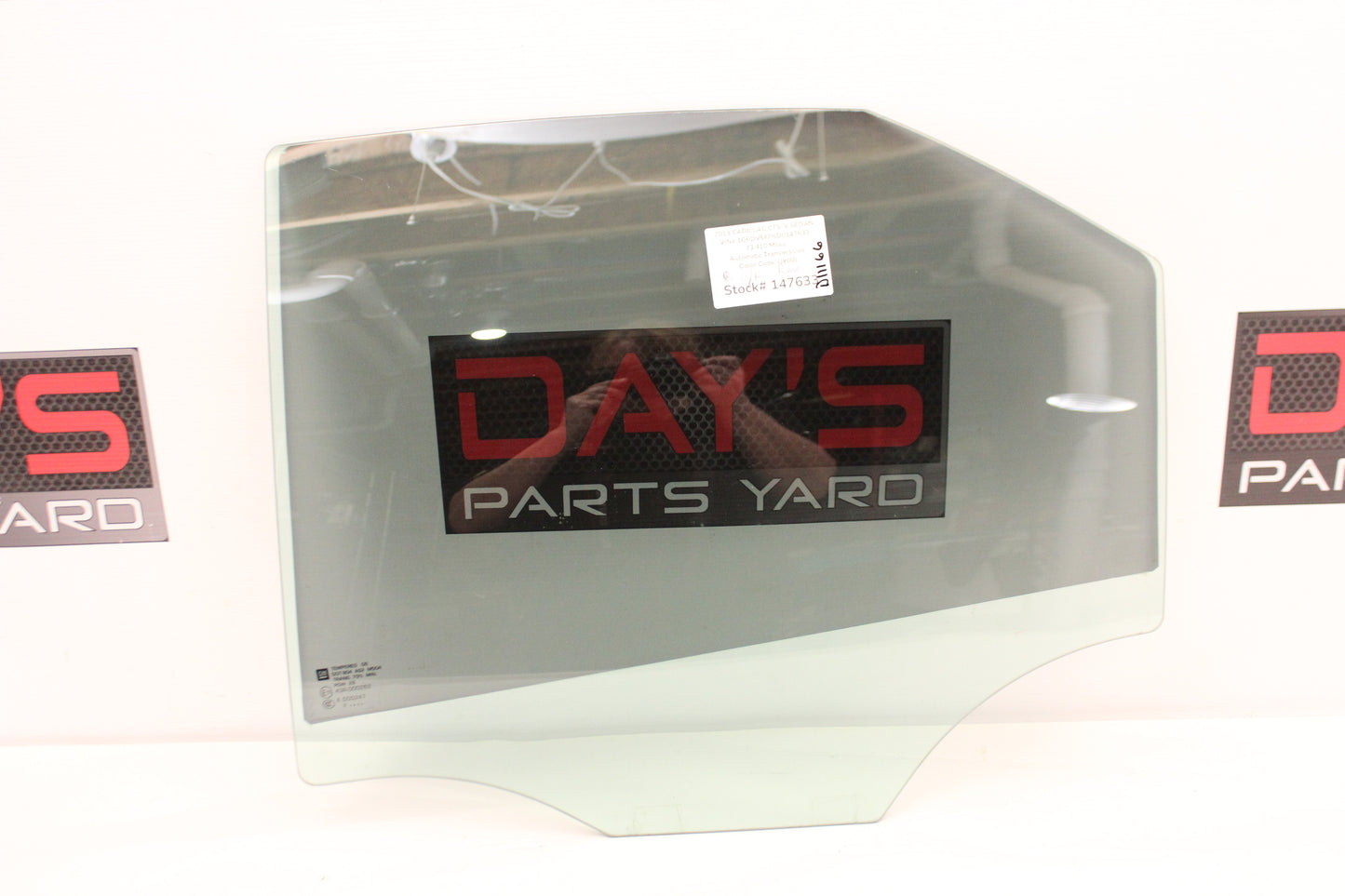 2013 Cadillac CTS-V Sedan Rear LH Driver Window Glass OEM - Day's Parts Yard