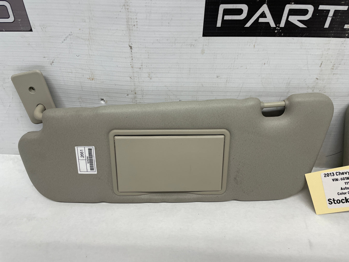 2013 Chevy Caprice PPV RH & LH Sun Visor Sunvisor Sun Shade OEM - Day's Parts Yard