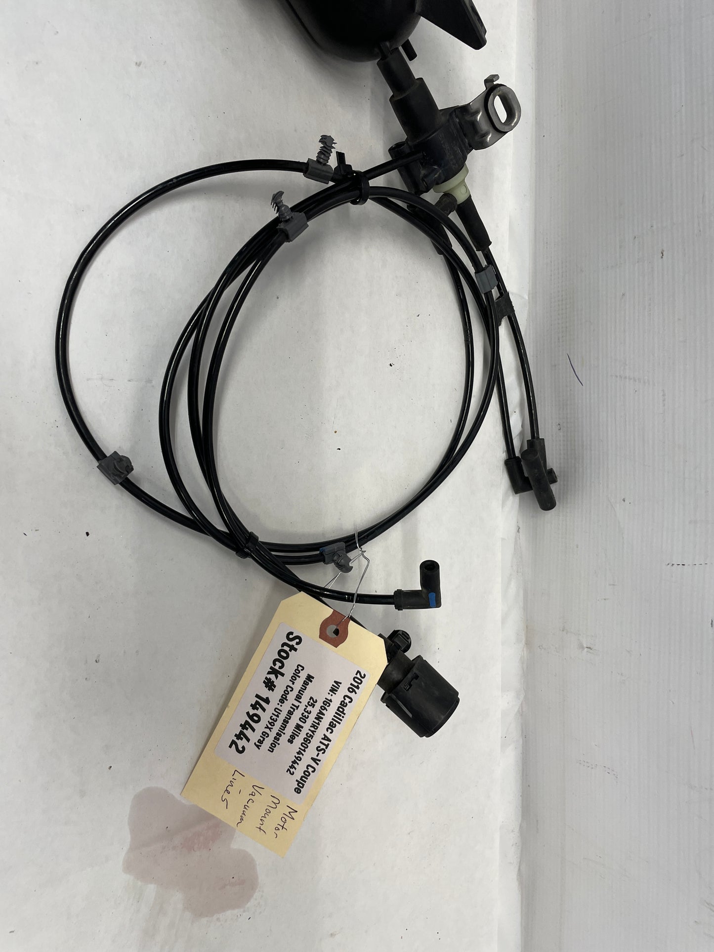 2016 Cadillac ATS-V Vacuum Engine Motor Mount Air Pump w/ Lines OEM - Day's Parts Yard