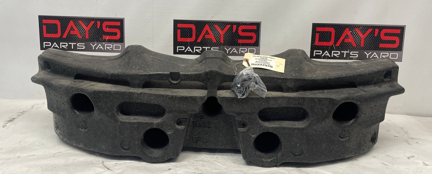 1998 Pontiac Firebird Formula Front Bumper Energy Impact Absorber Foam OEM - Day's Parts Yard
