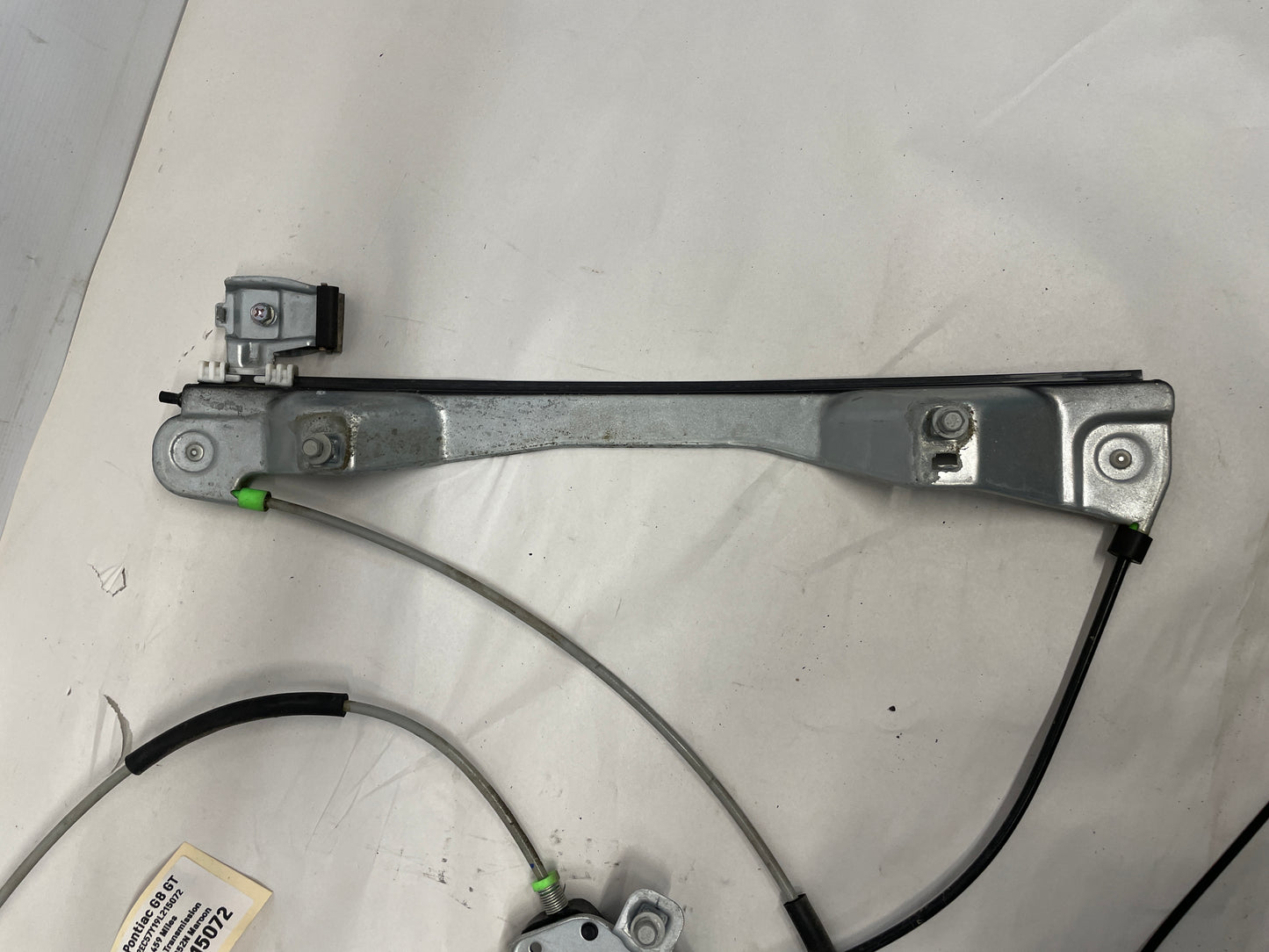 2009 Pontiac G8 GT LH Driver Front Door Window Regulator Motor OEM - Day's Parts Yard