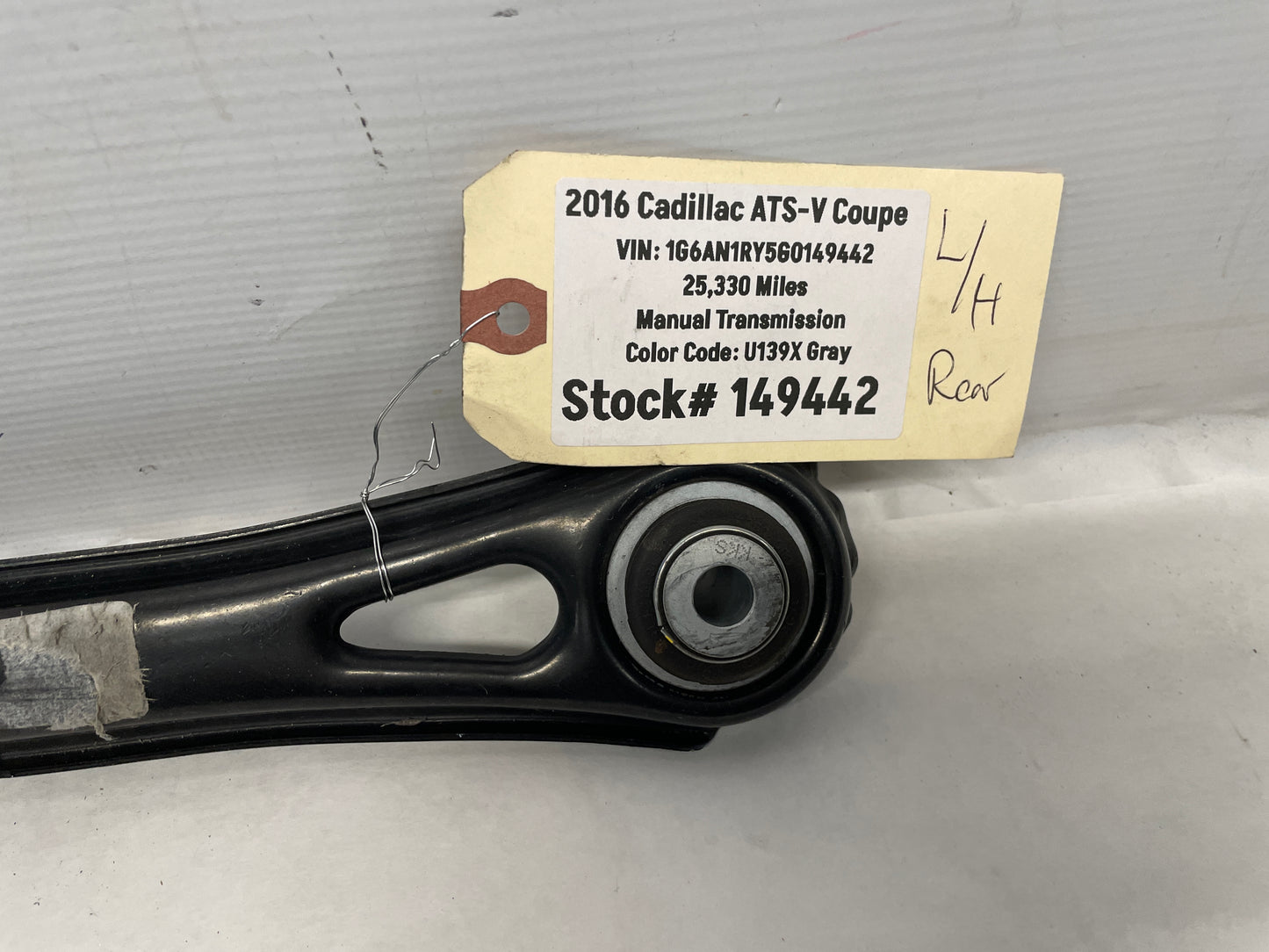 2016 Cadillac ATS-V Coupe LH Driver Rear Suspension Adjuster Control Arm OEM - Day's Parts Yard