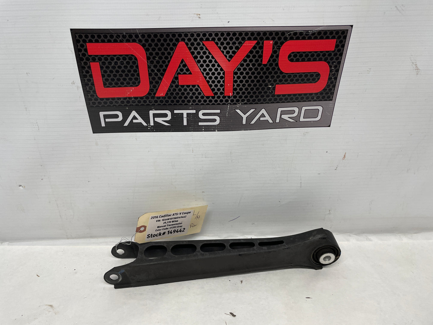 2016 Cadillac ATS-V Coupe LH Driver Rear Suspension Lower Trailing Arm Link OEM - Day's Parts Yard
