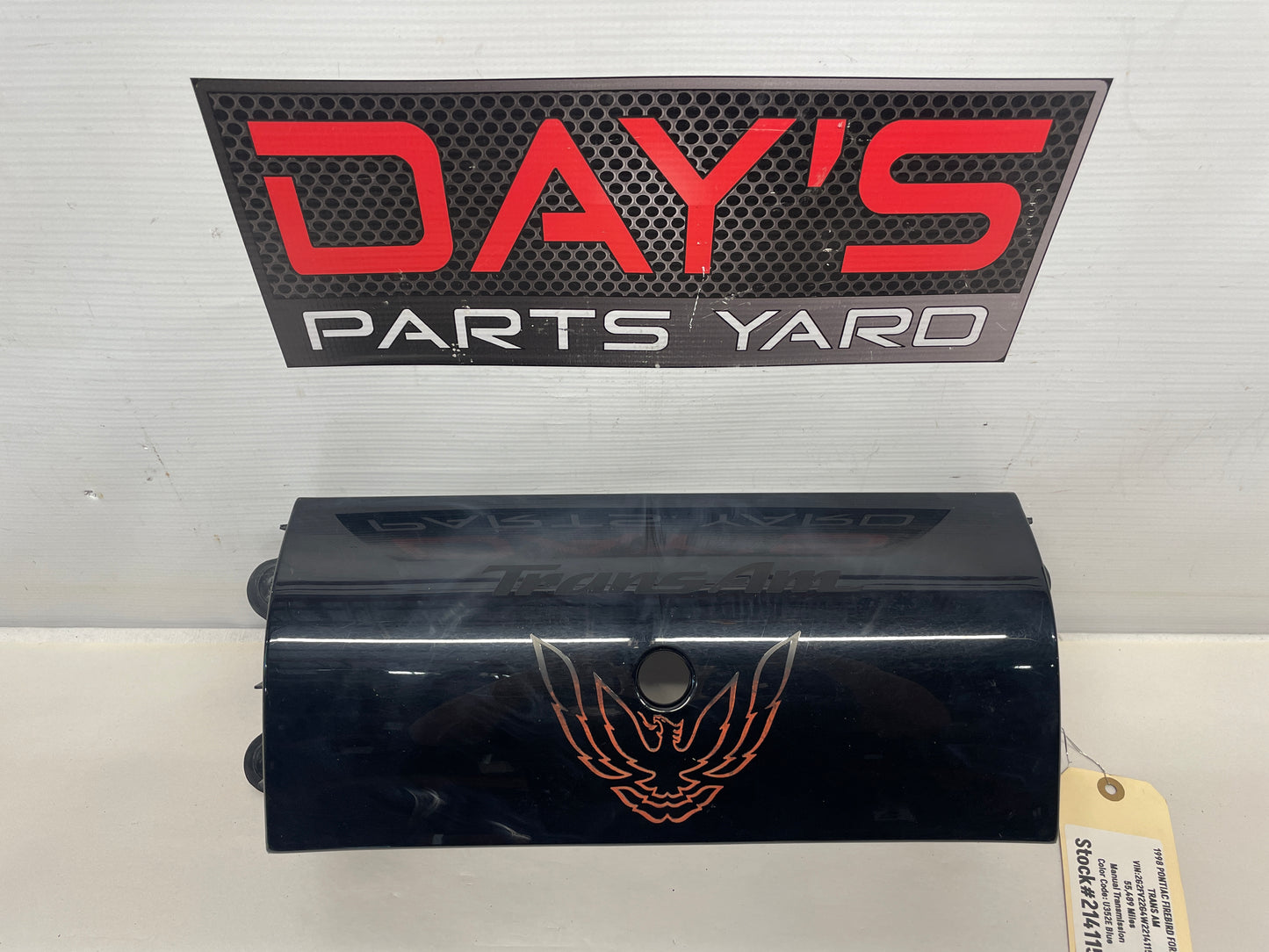 1998 Pontiac Firebird Formula Trans Am Rear Taillight Finish Filler Panel OEM - Day's Parts Yard