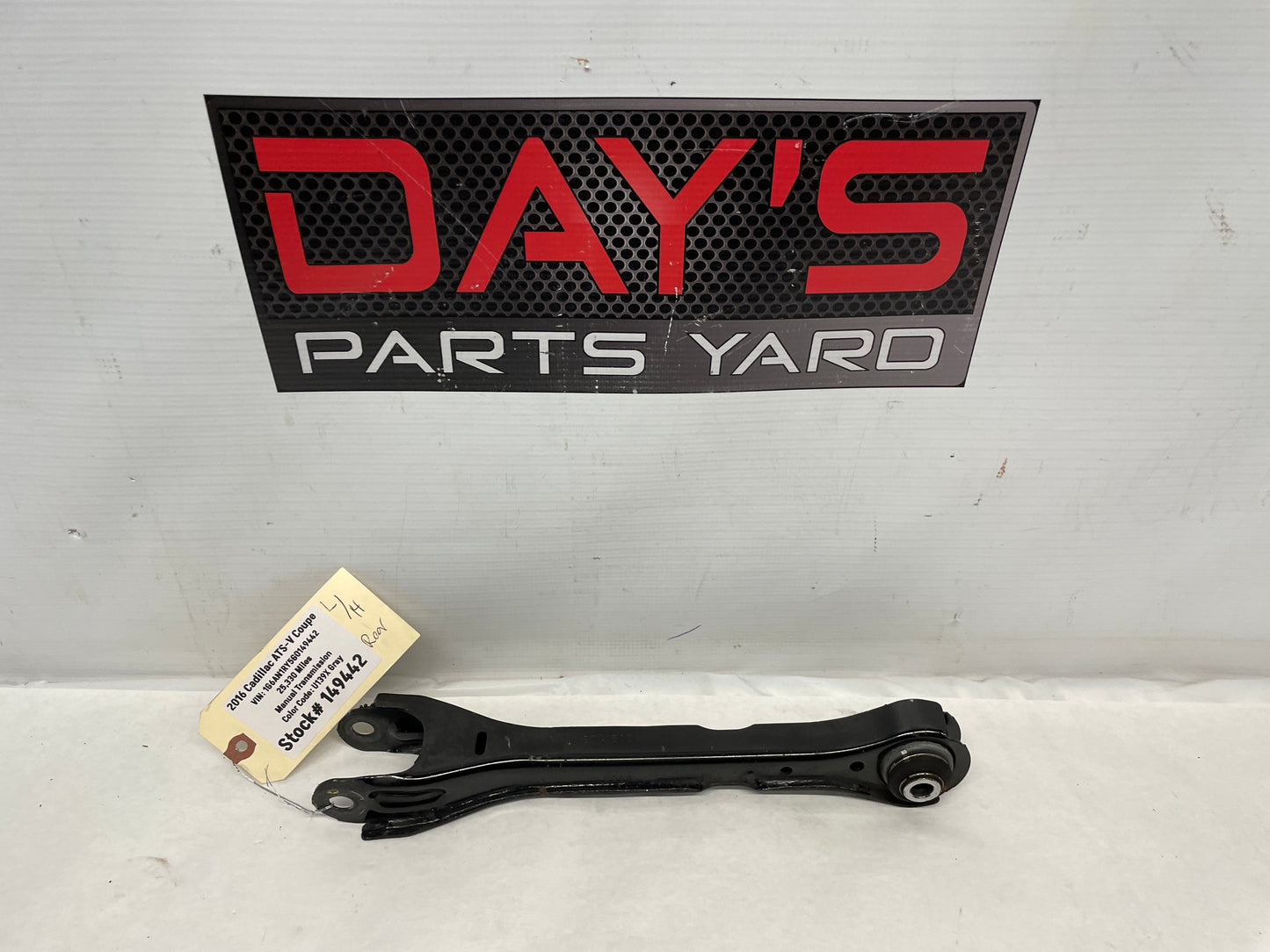 2016 Cadillac ATS-V Coupe LH Driver Rear Suspension Upper Control Arm OEM - Day's Parts Yard